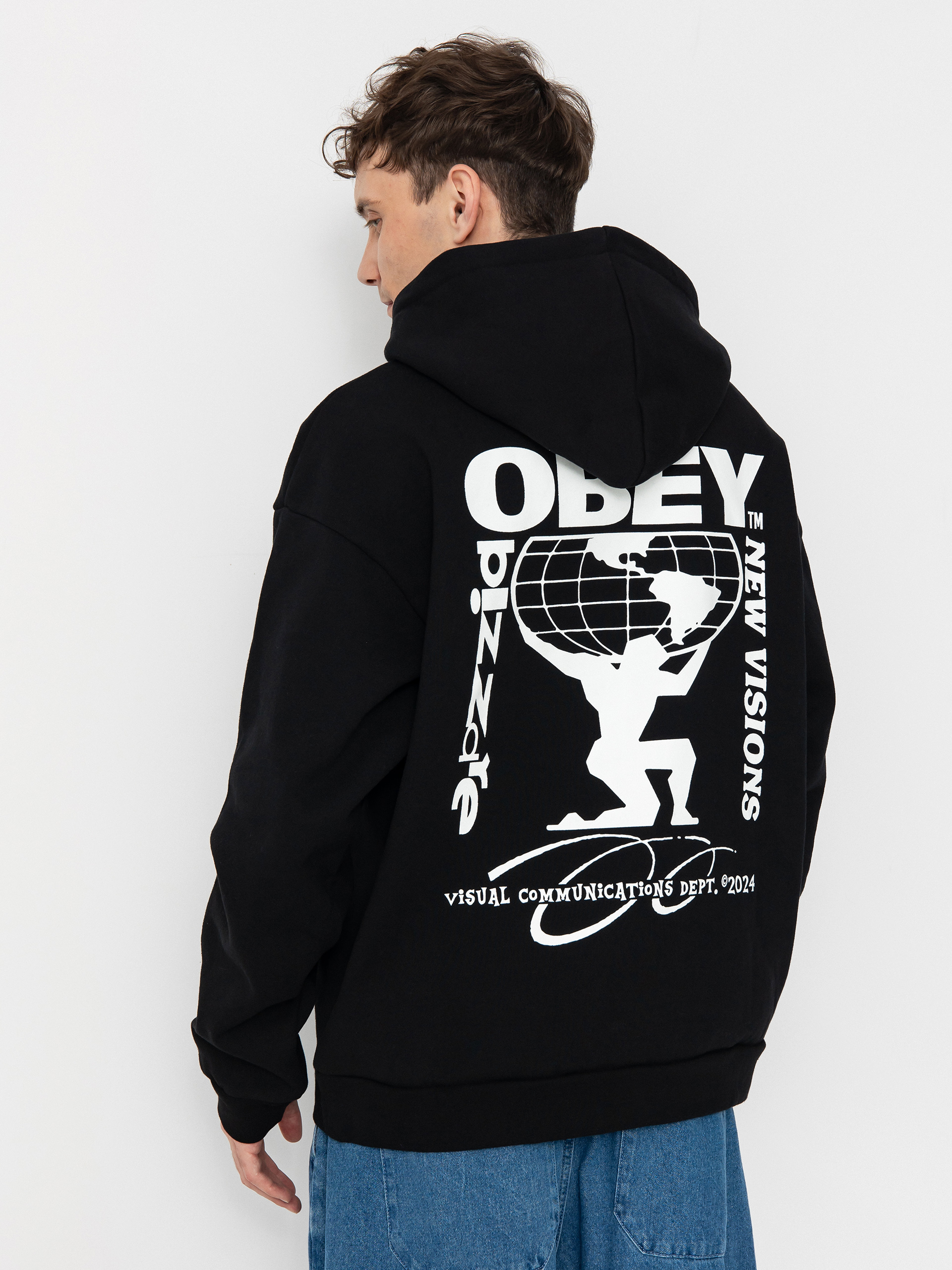 Худі OBEY New Visions Extra Heavy HD (black)