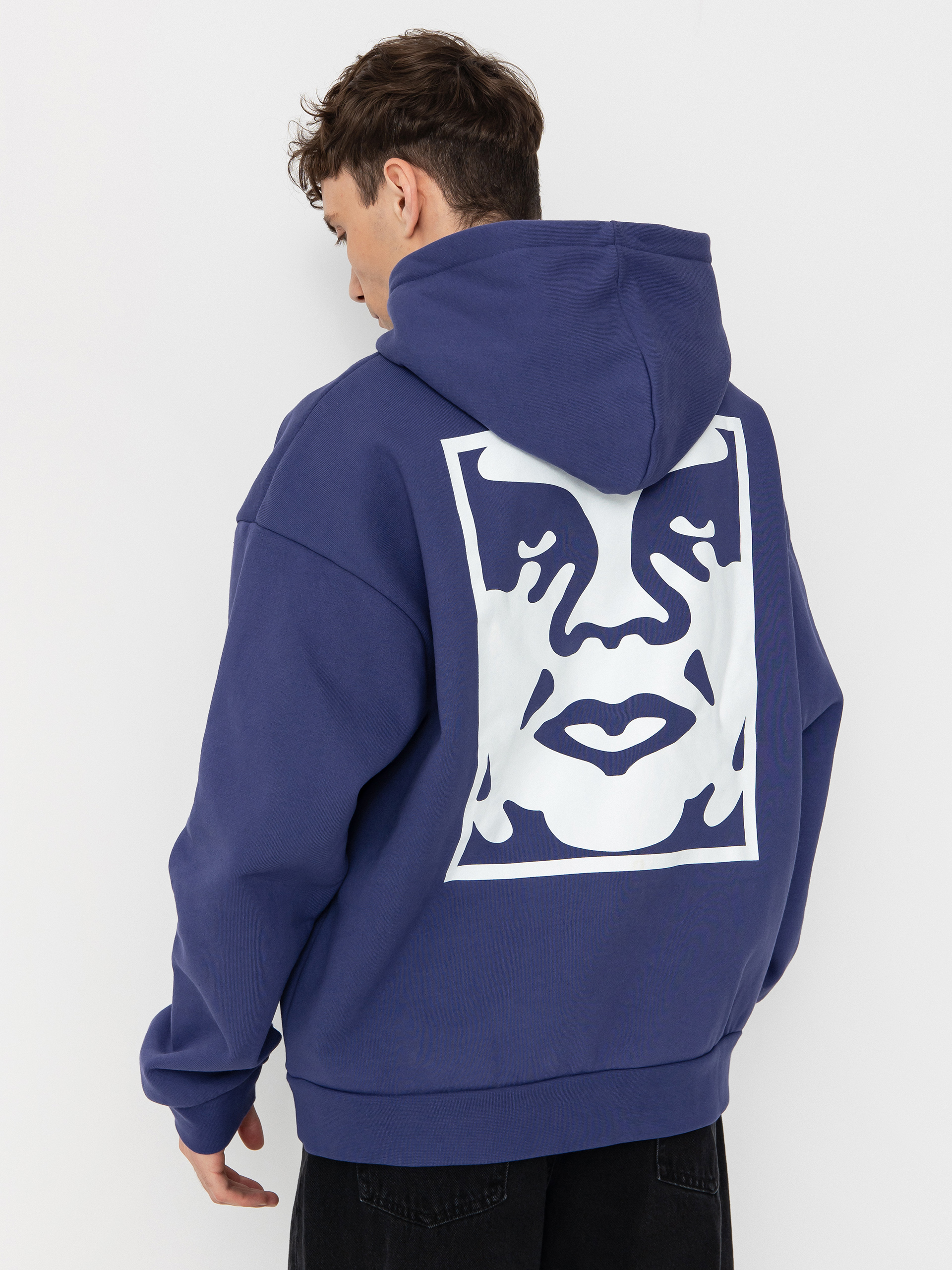 Худі OBEY Bold Icon Extra Heavy HD (skipper blue)