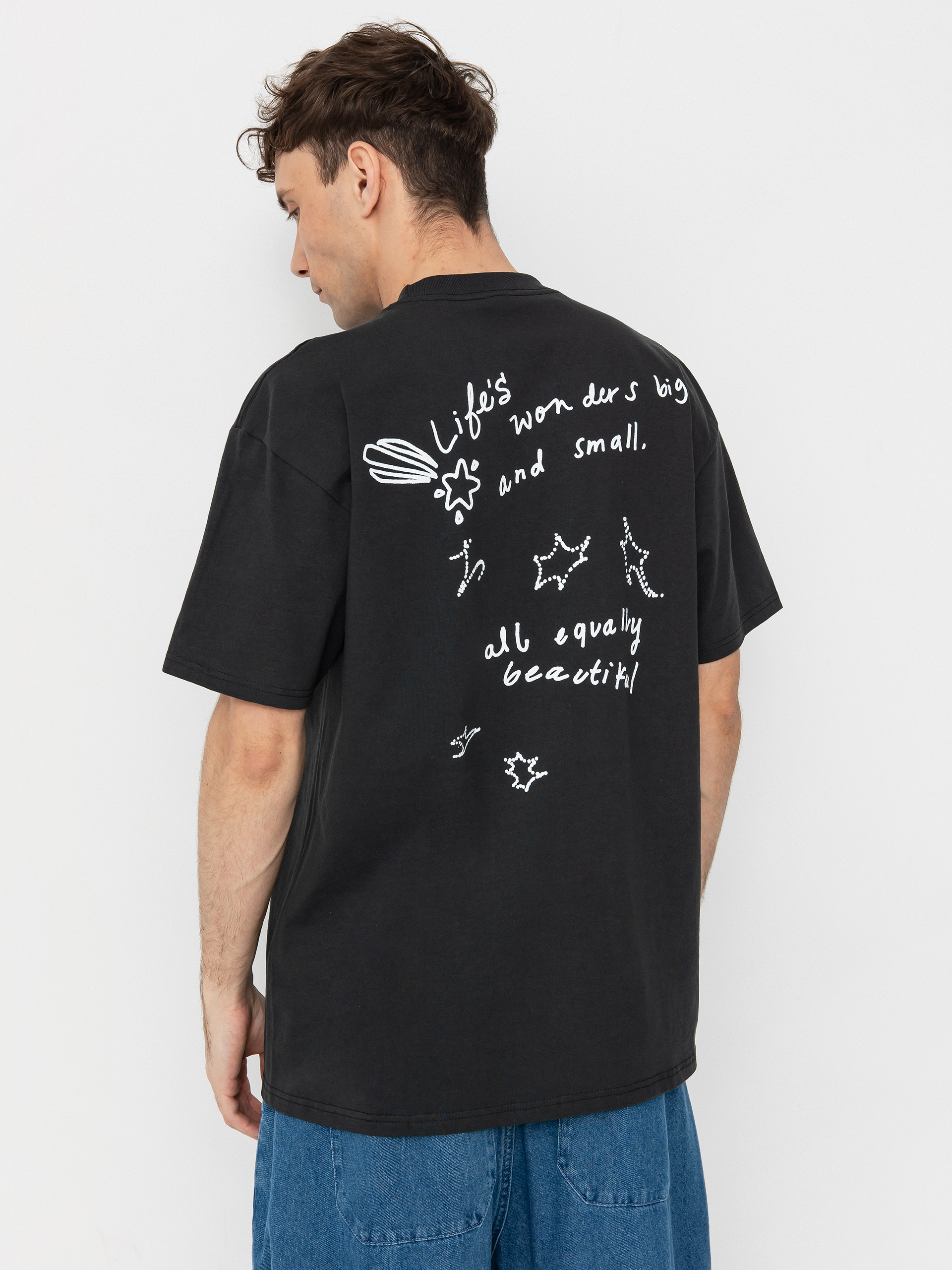 Футболка OBEY Welcome To Paradise (vintage black)