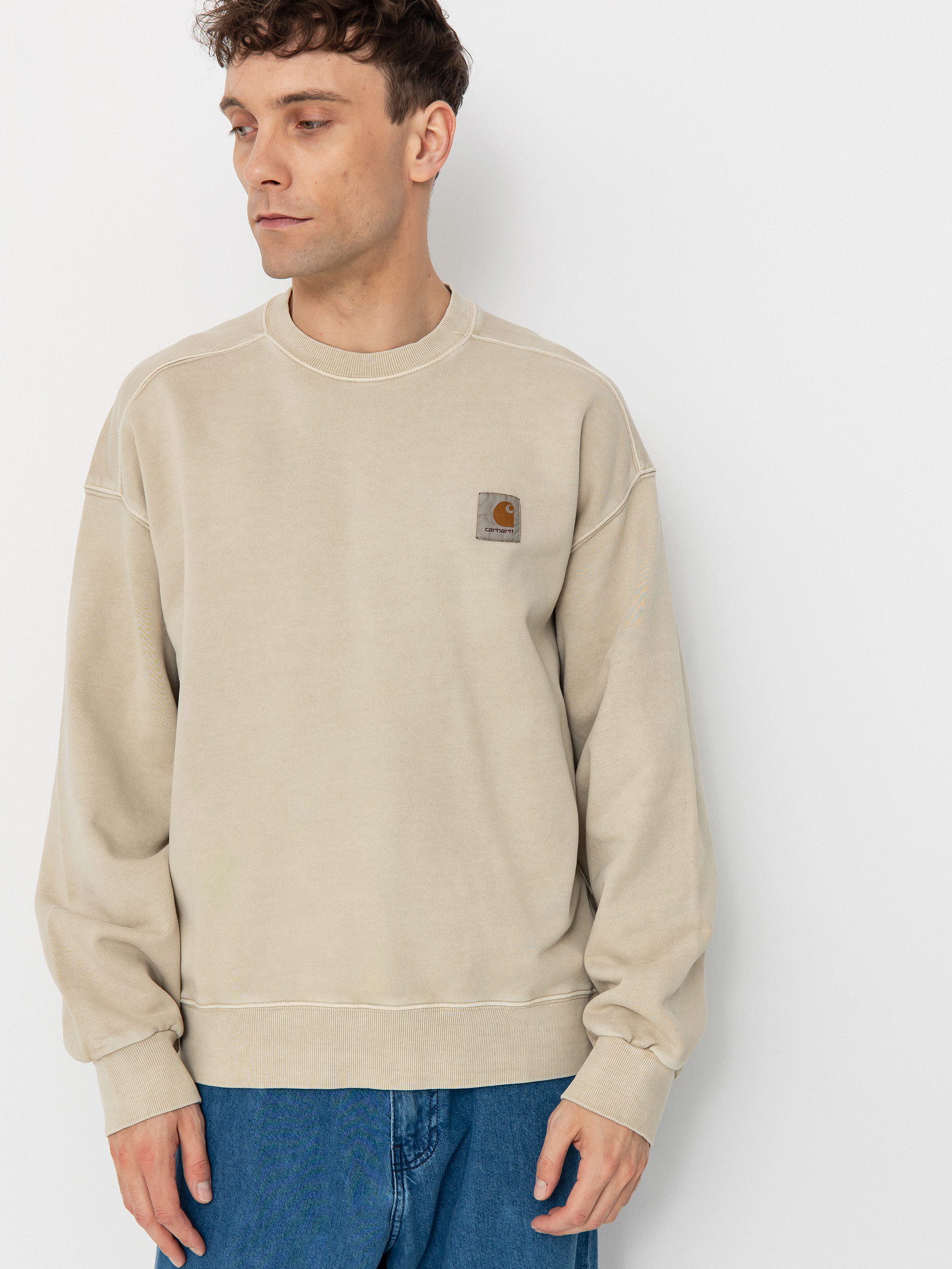 Світшот Carhartt WIP Nelson (fleur de sel)