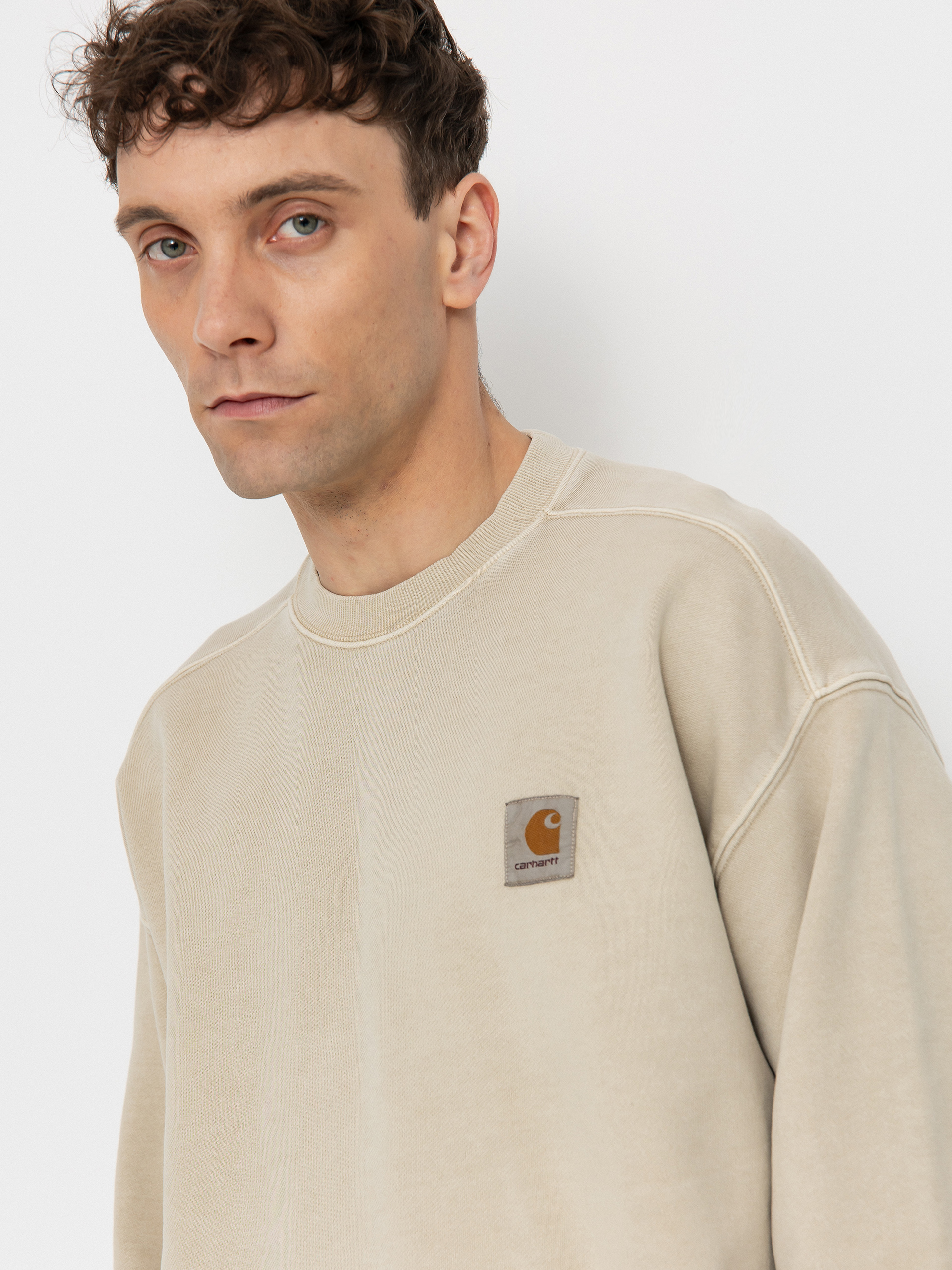 Світшот Carhartt WIP Nelson (fleur de sel)