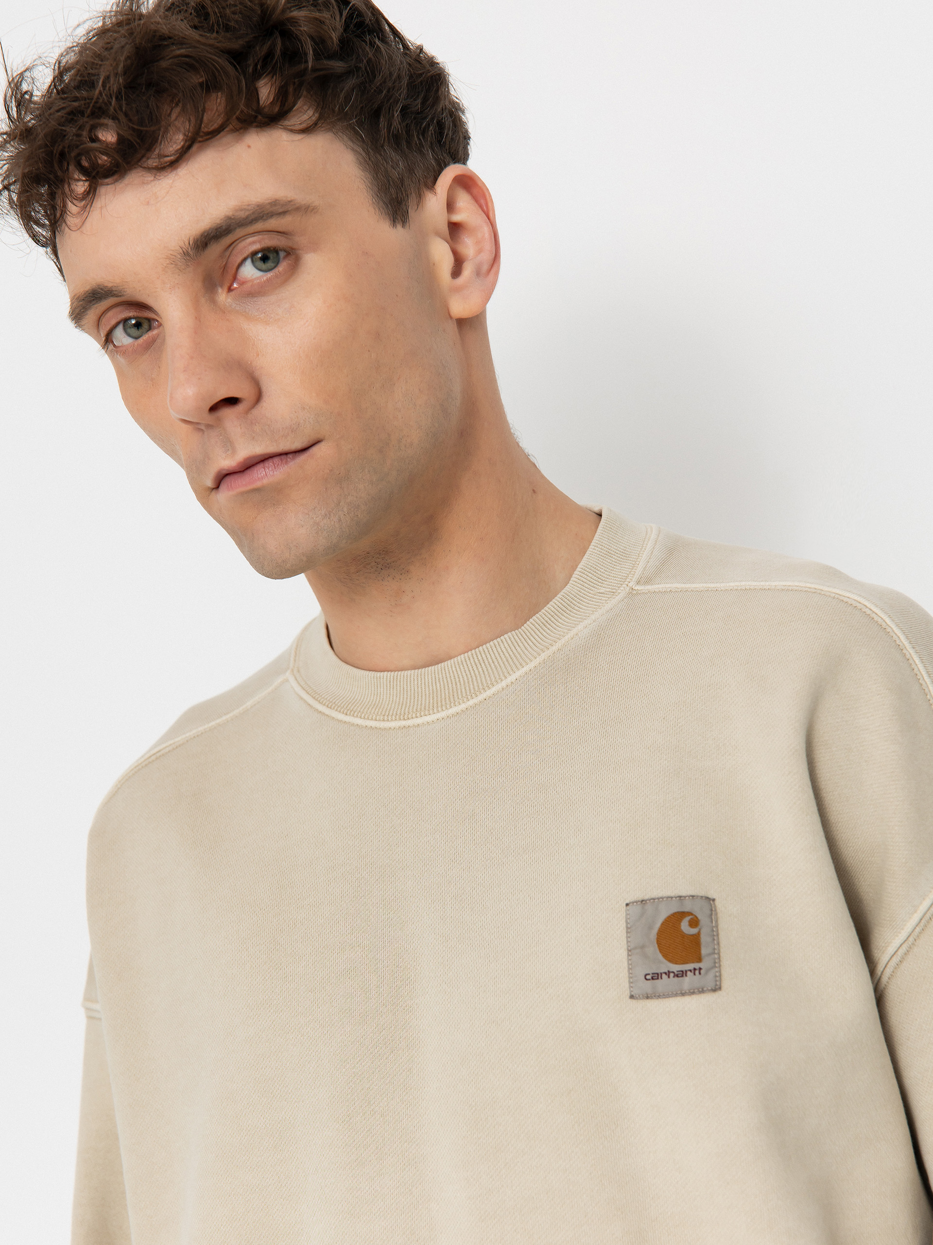 Світшот Carhartt WIP Nelson (fleur de sel)