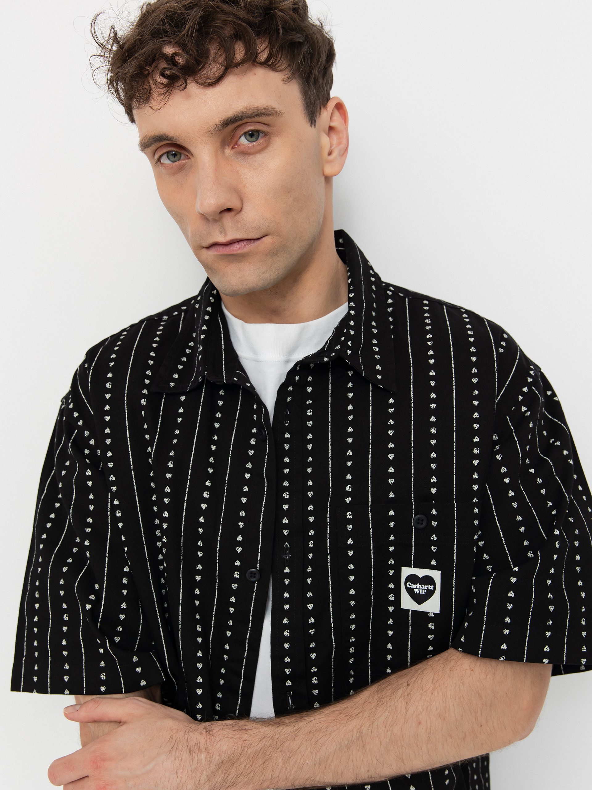 Сорочка Carhartt WIP Drewe (heart c pinstripe/black/natural)
