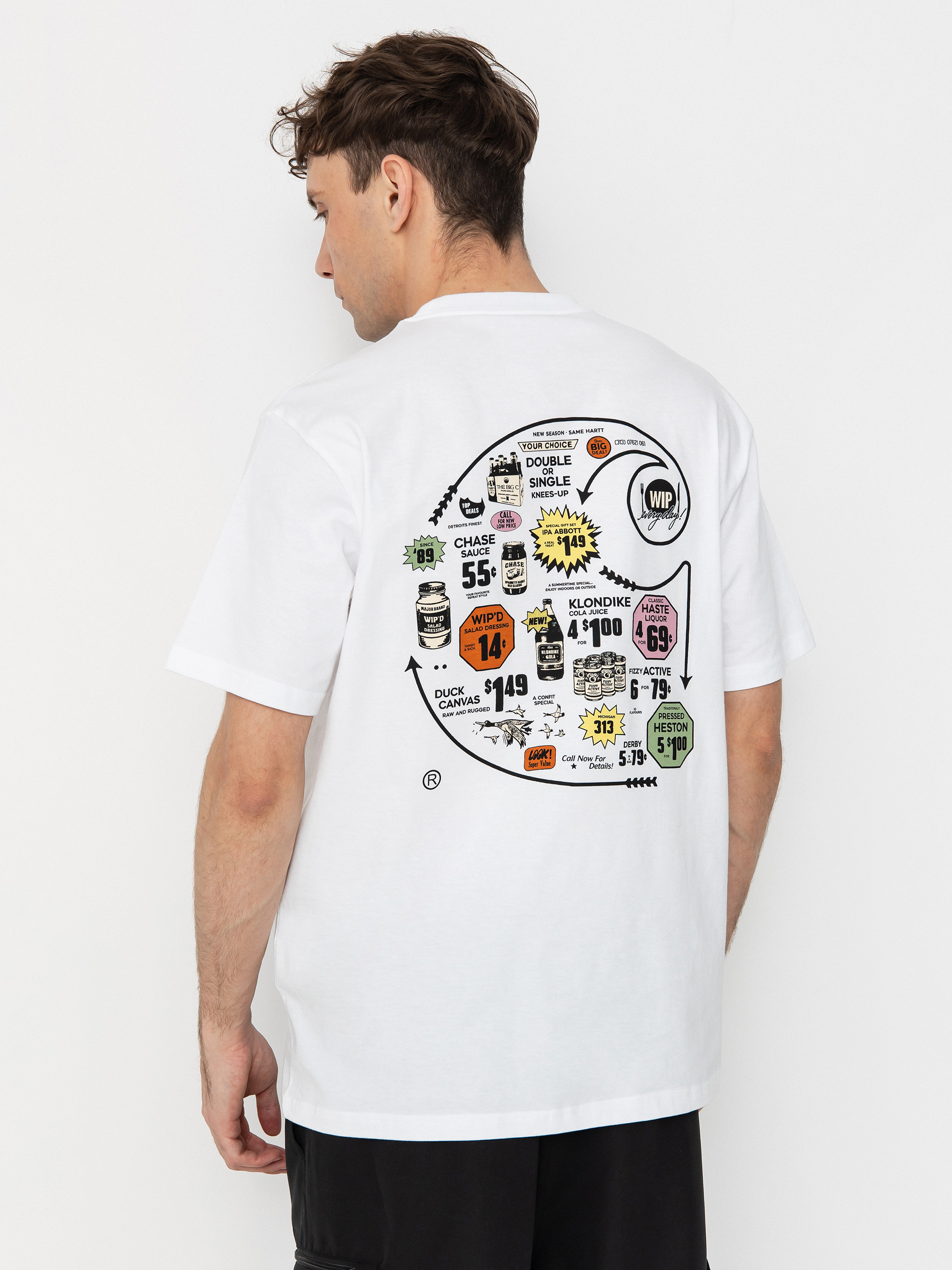 Футболка Carhartt WIP Catalogue C Logo (white)
