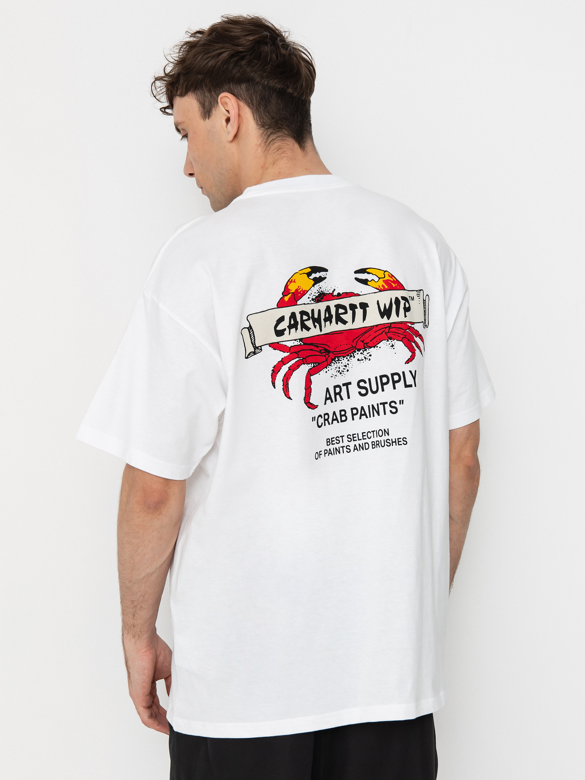 Футболка Carhartt WIP Crab Paint (white)