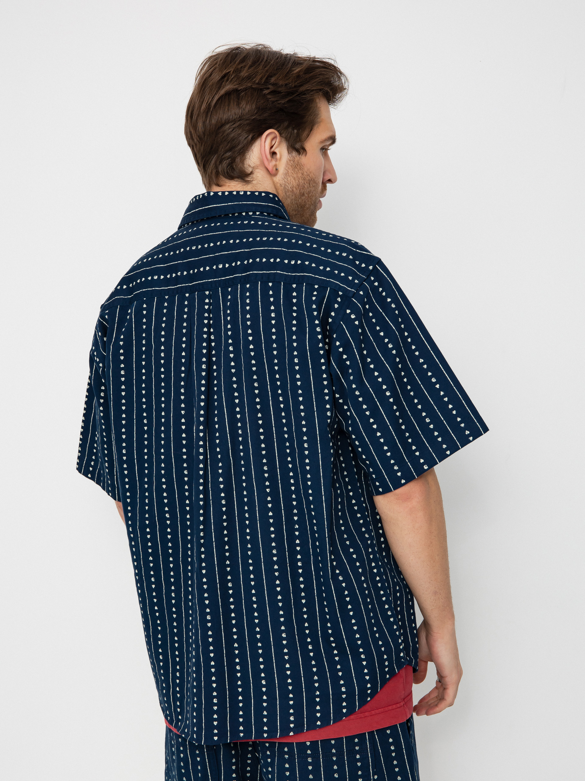 Сорочка Carhartt WIP Drewe (heart c pinstripe/ink/natural)