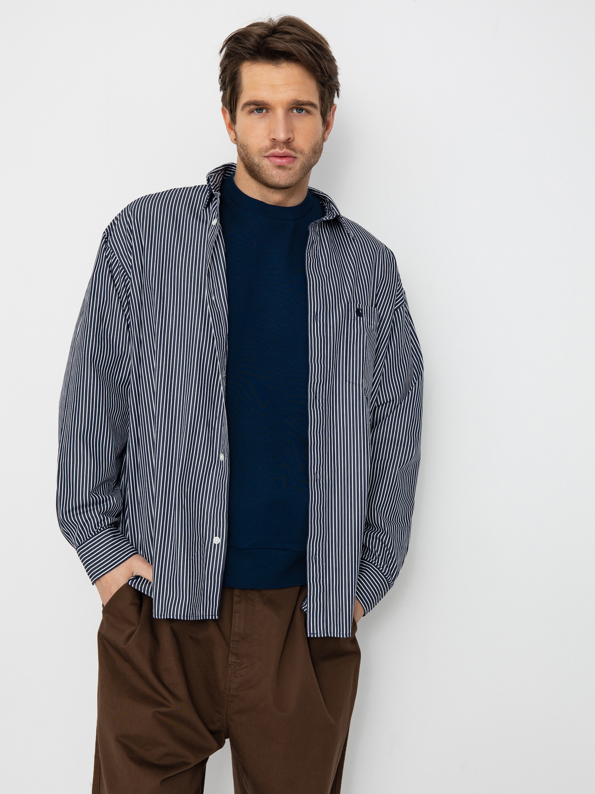 u0421u043eu0440u043eu0447u043au0430 Carhartt WIP Notus (arvin stripe/space)