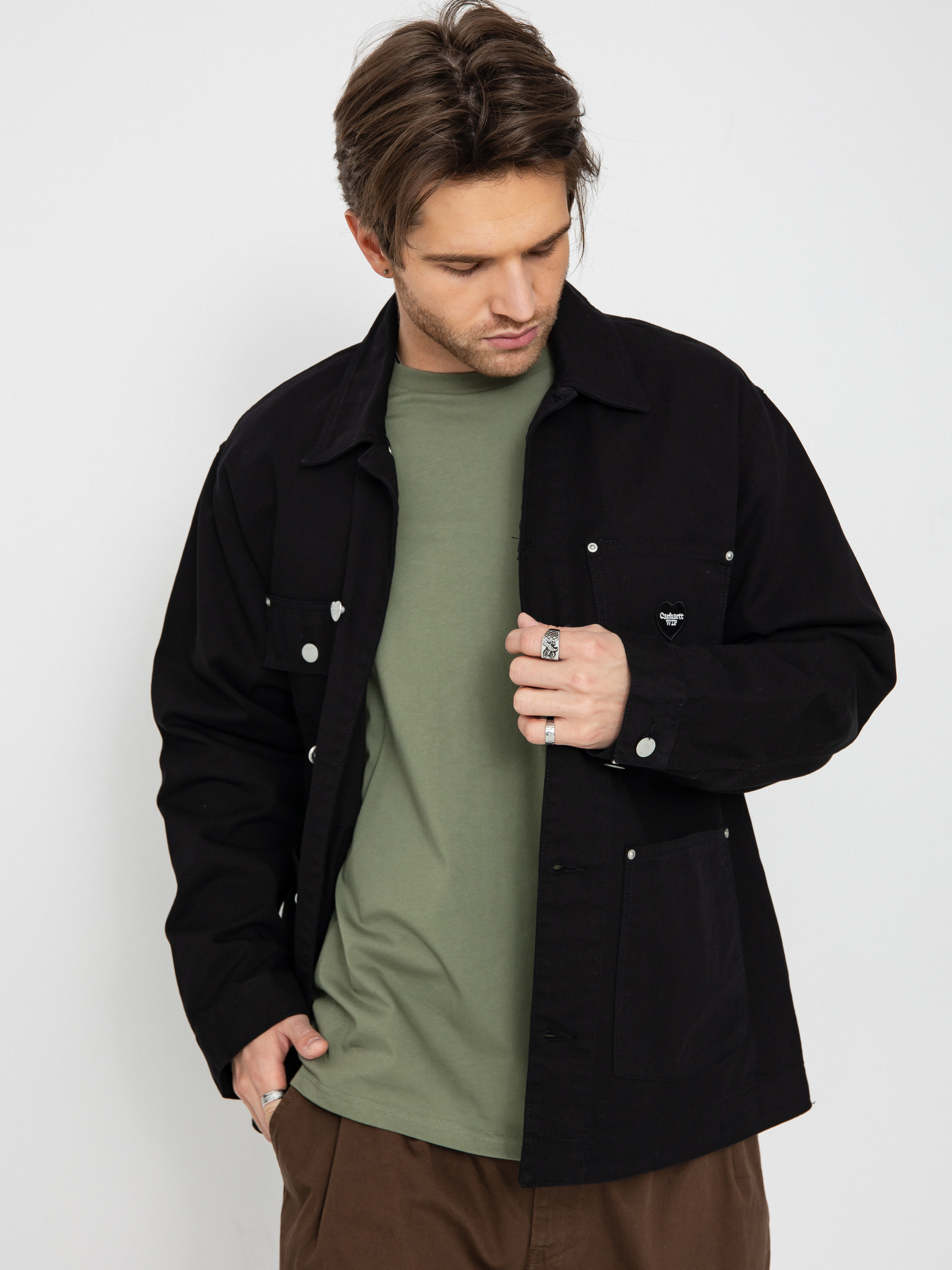 Куртка Carhartt WIP Drewe Chore Coat (black)
