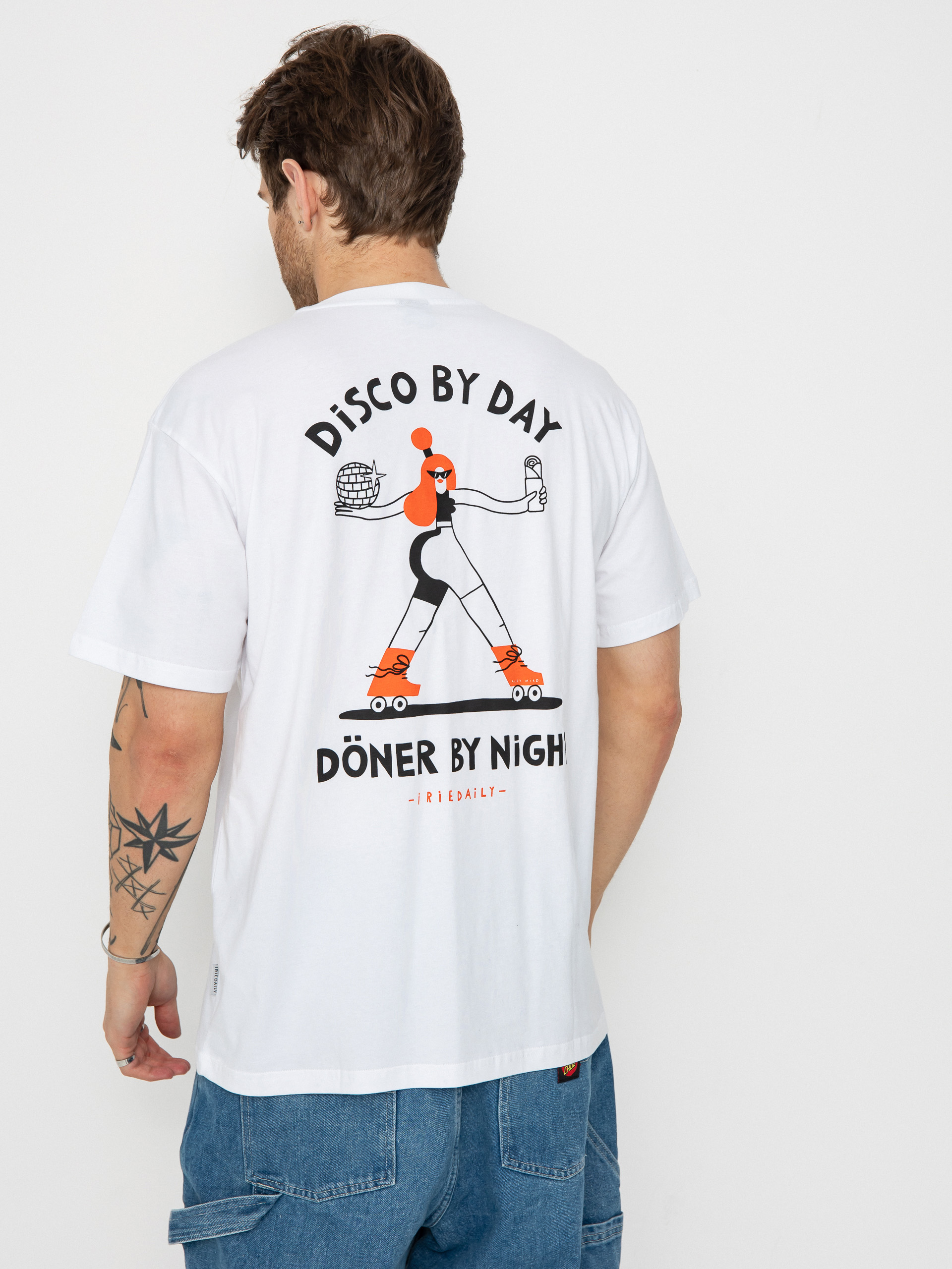 Футболка Iriedaily Disco Doener (white)