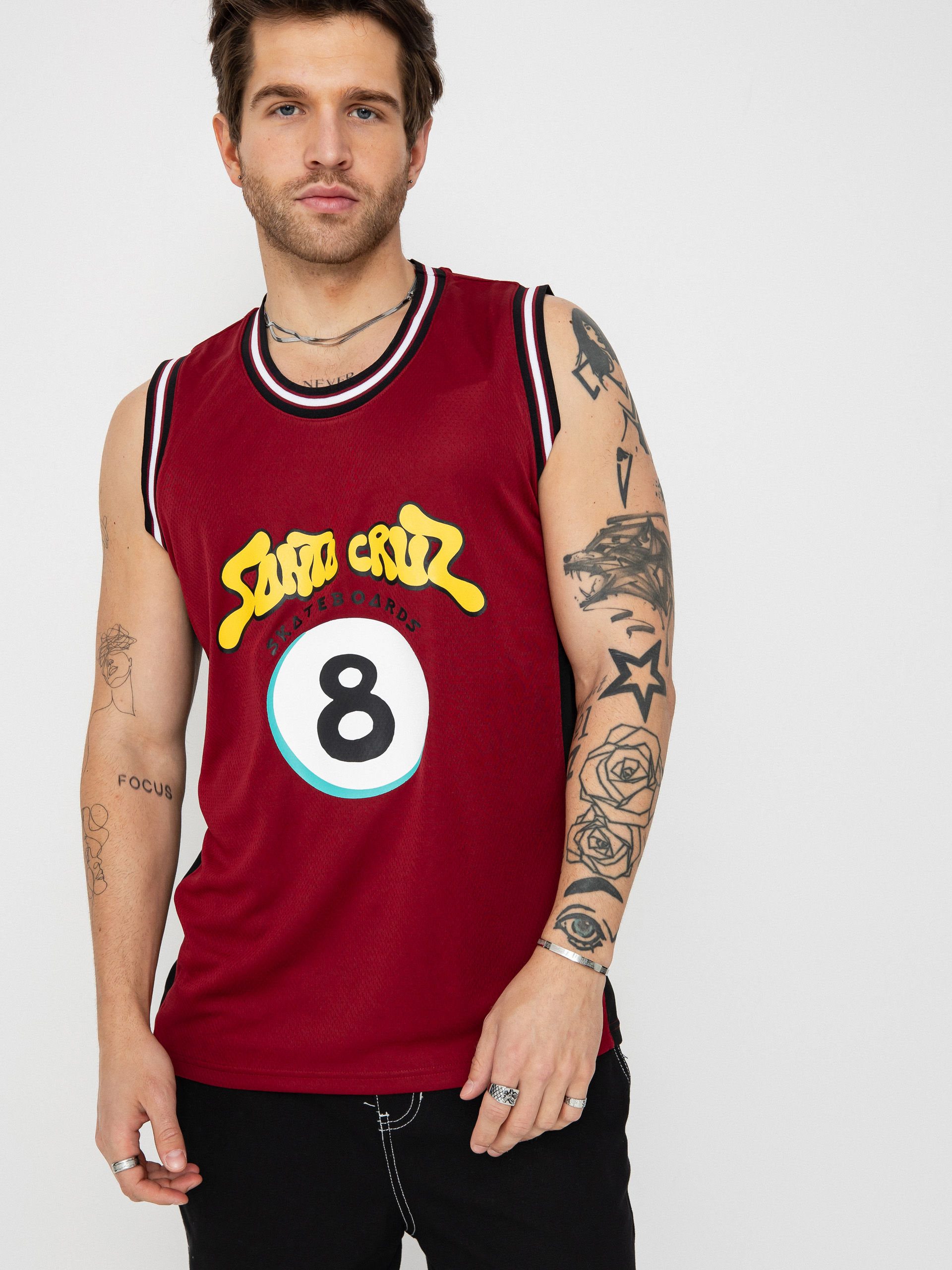  Футболка Santa Cruz Winkowski Ocho Mesh (dark rust/black)