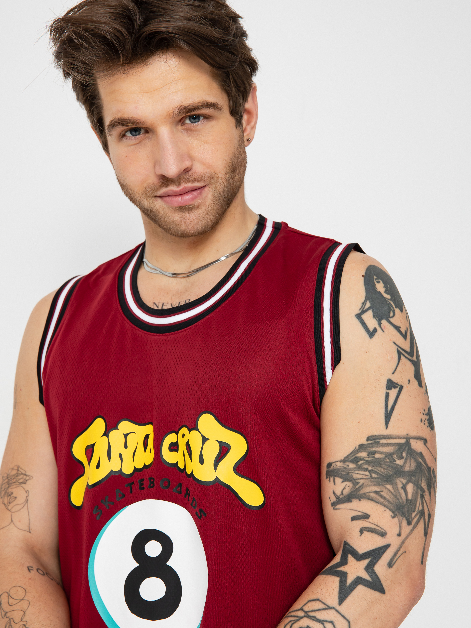  Футболка Santa Cruz Winkowski Ocho Mesh (dark rust/black)