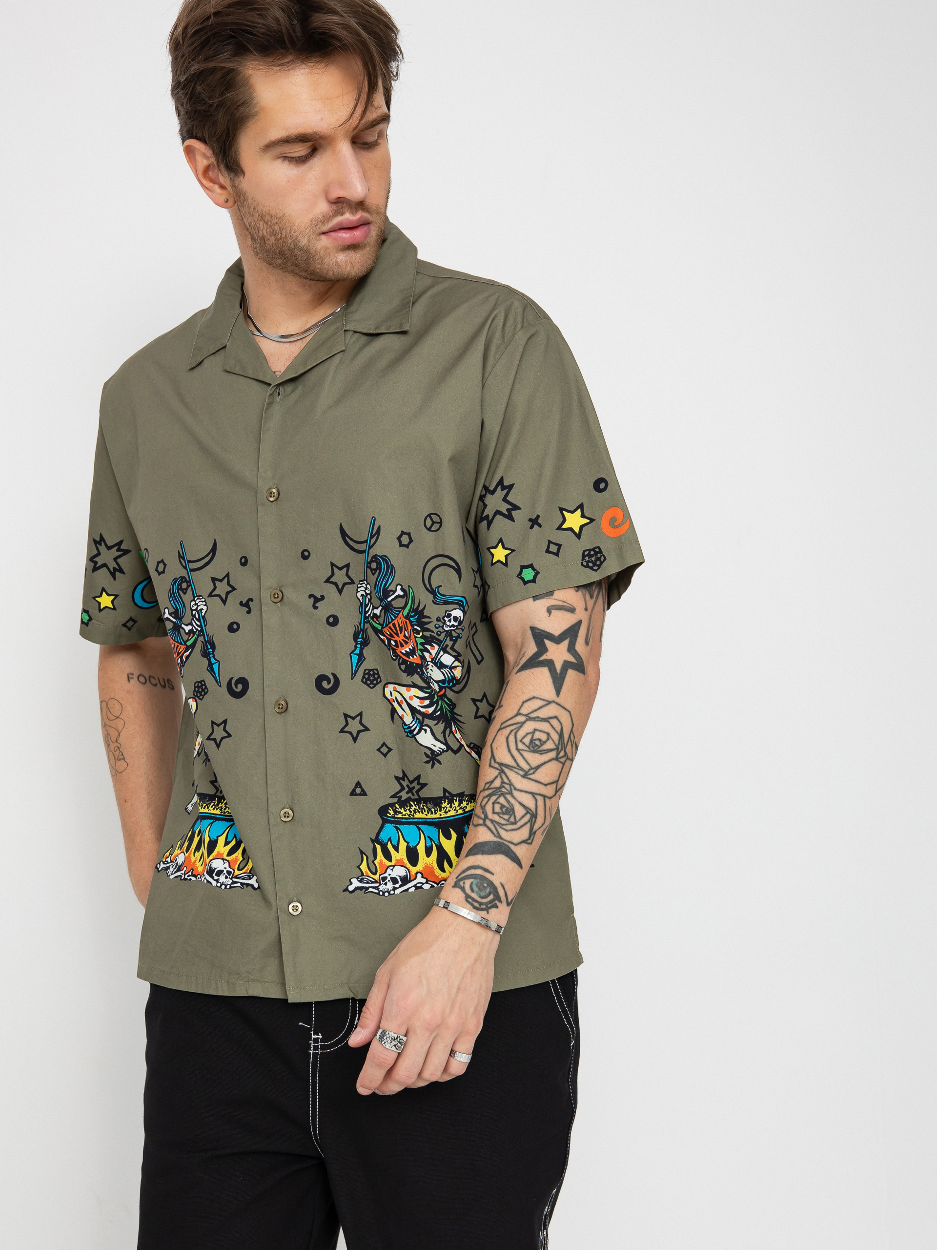 Сорочка Santa Cruz Salba Resurrection (uniform green)
