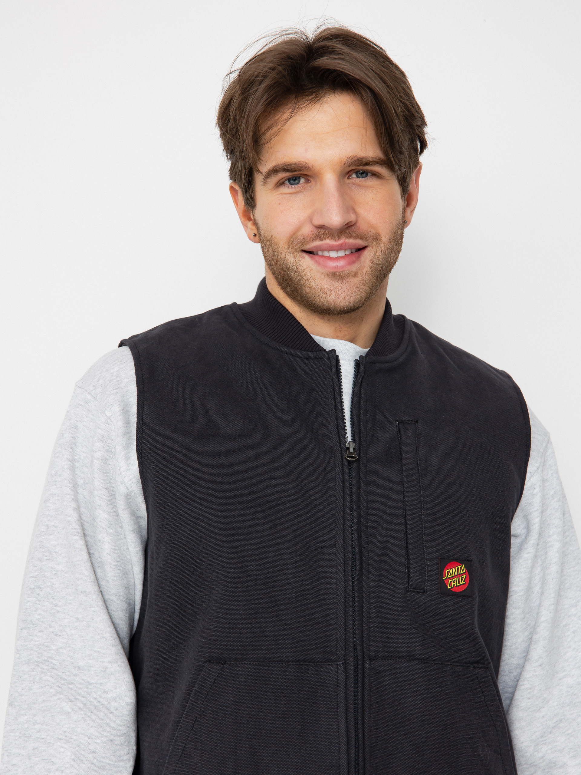 Безрукавка Santa Cruz Classic Label (washed black)