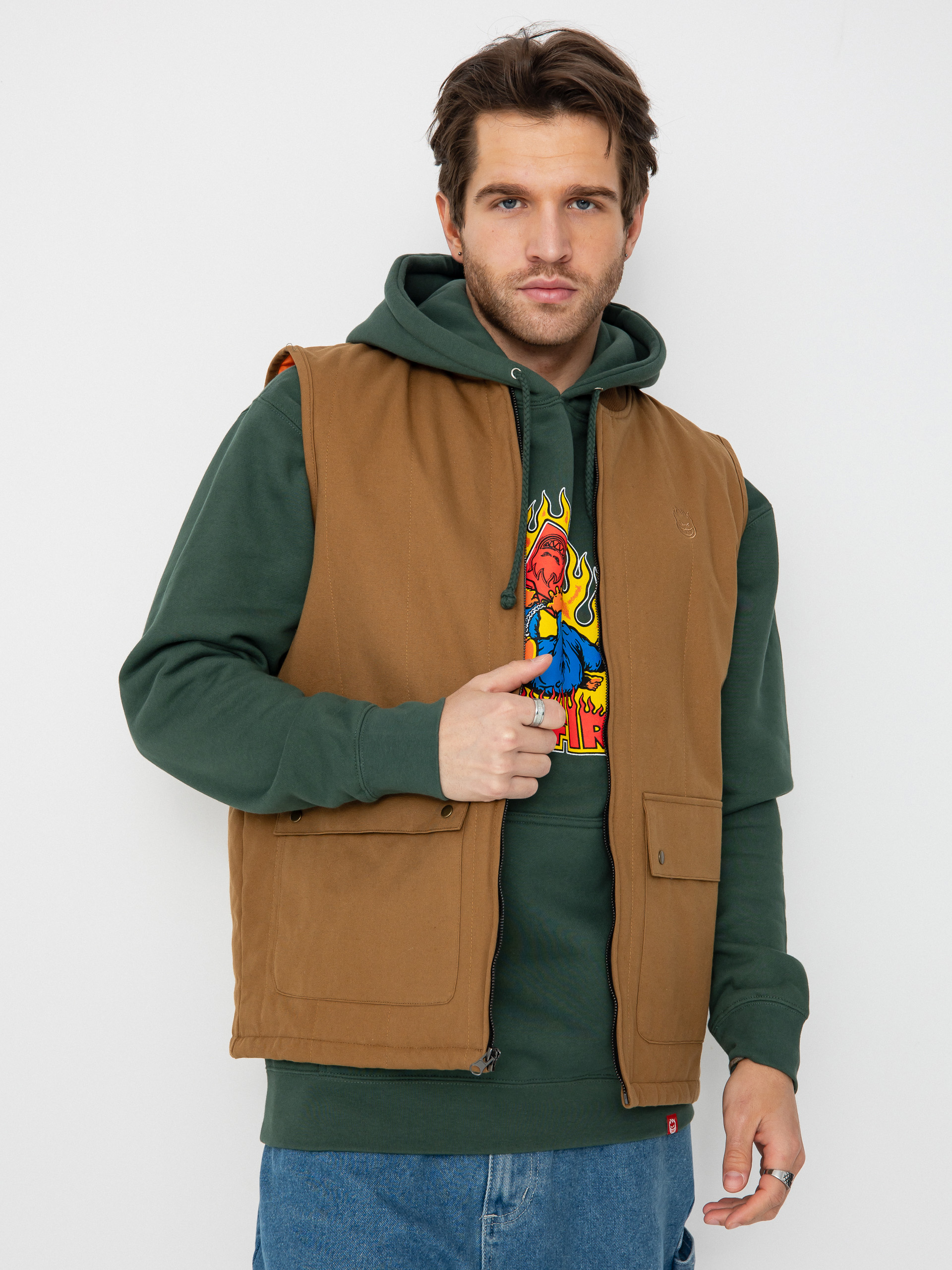 Худі Spitfire Demonseed HD (alpine green/multi color print)