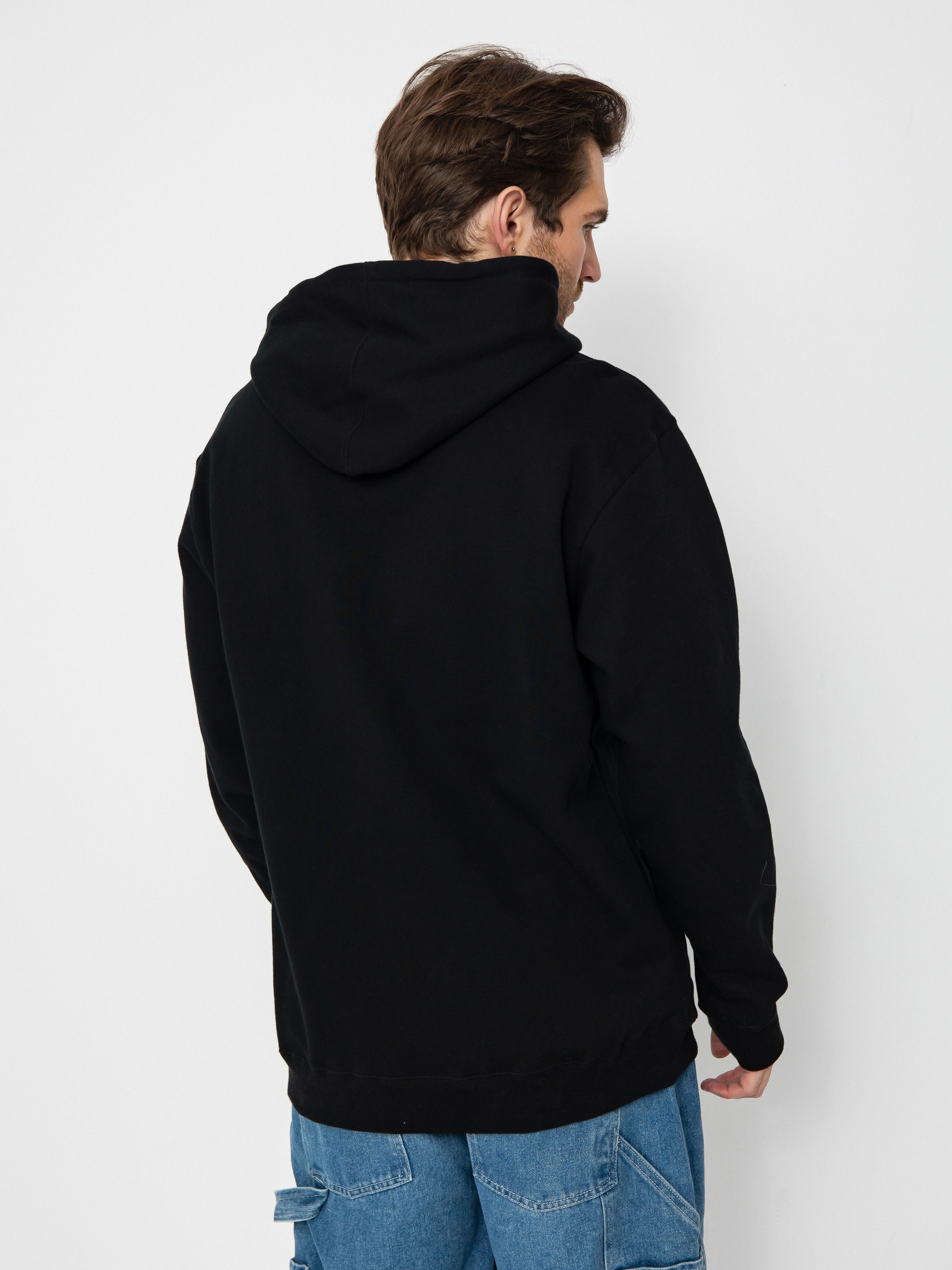 Худі Spitfire Bighead Fill HD (black/black red & white print)