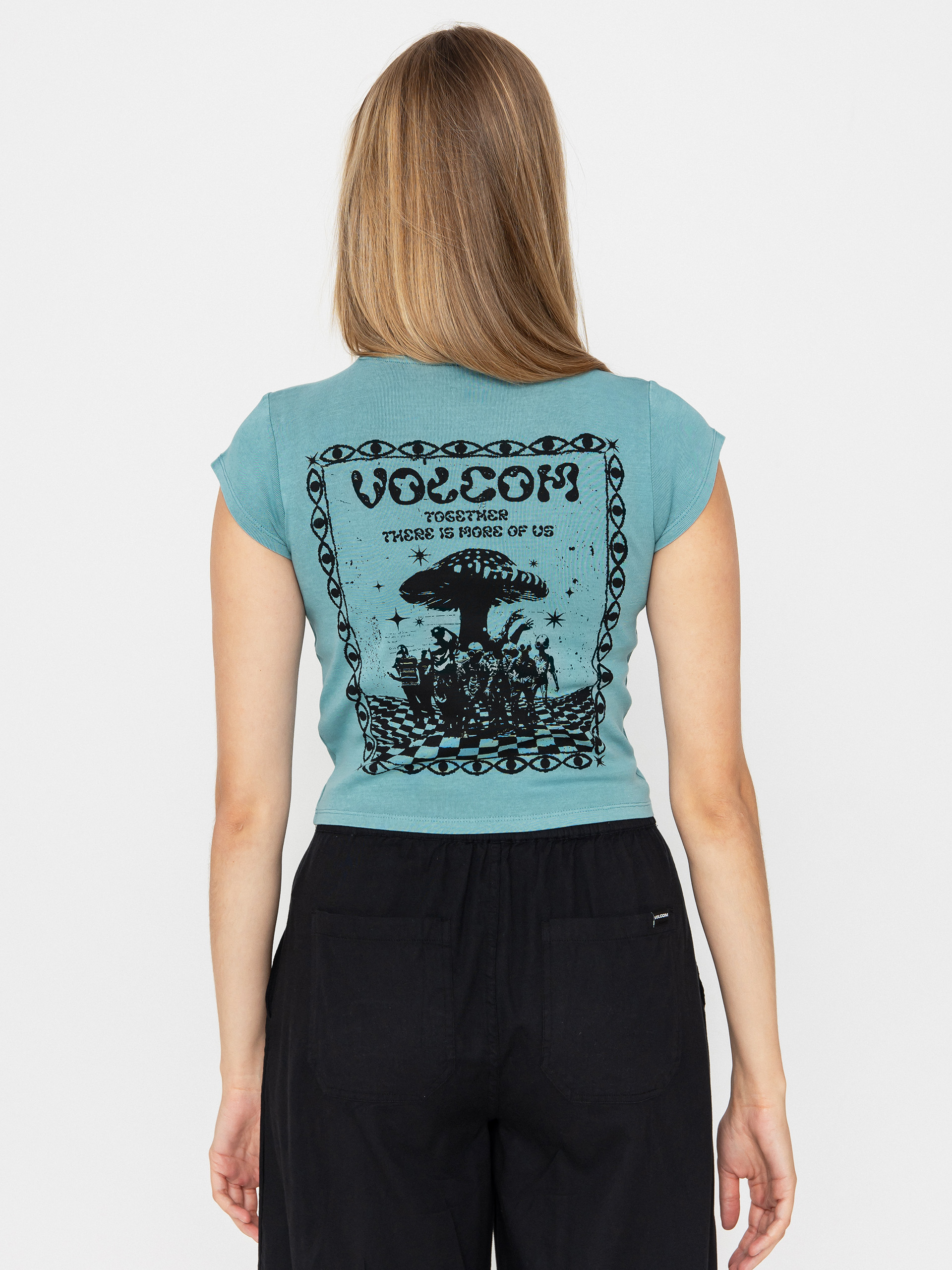 Футболка Volcom Fa F Rygalski Baby Wmn (teal)