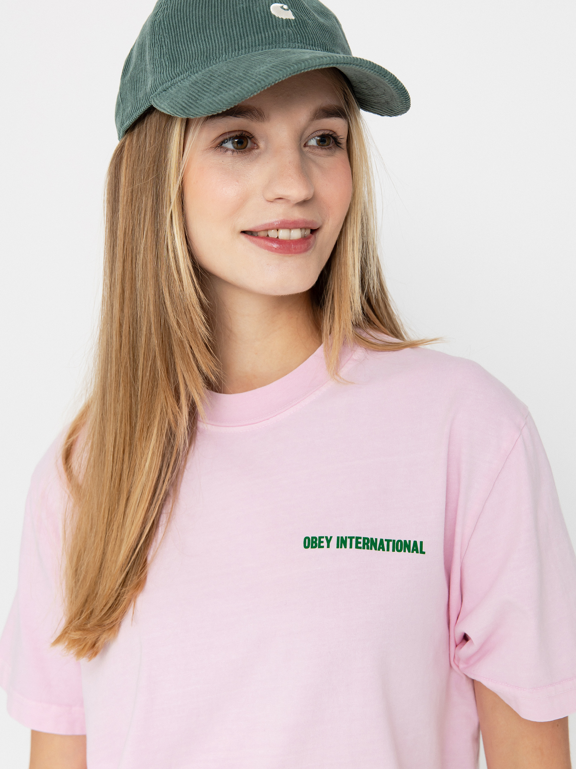 Футболка OBEY International Cities Wmn (pigment cradle pink)