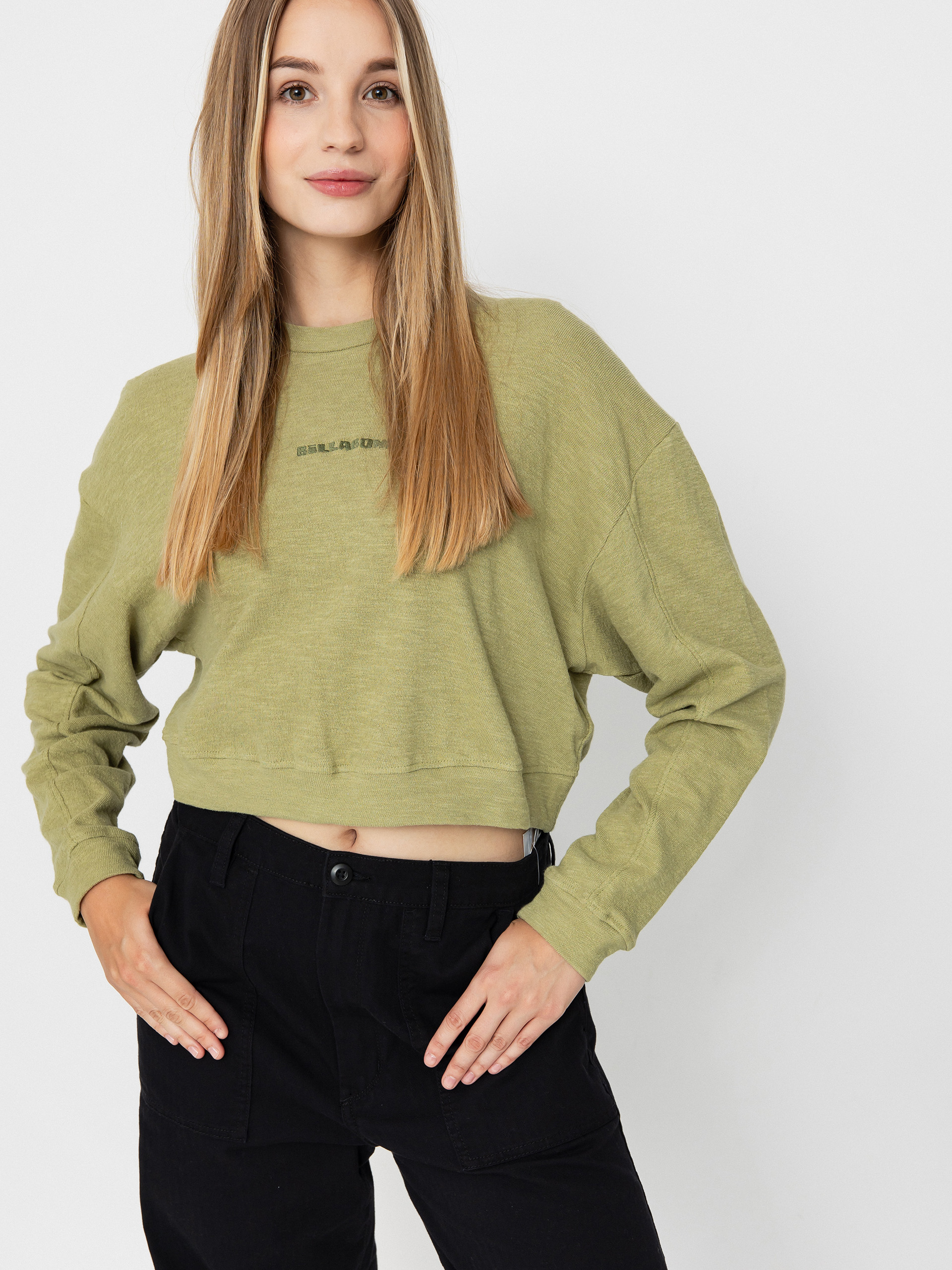 Світшот Billabong Cropped Fleece Wmn (avocado)