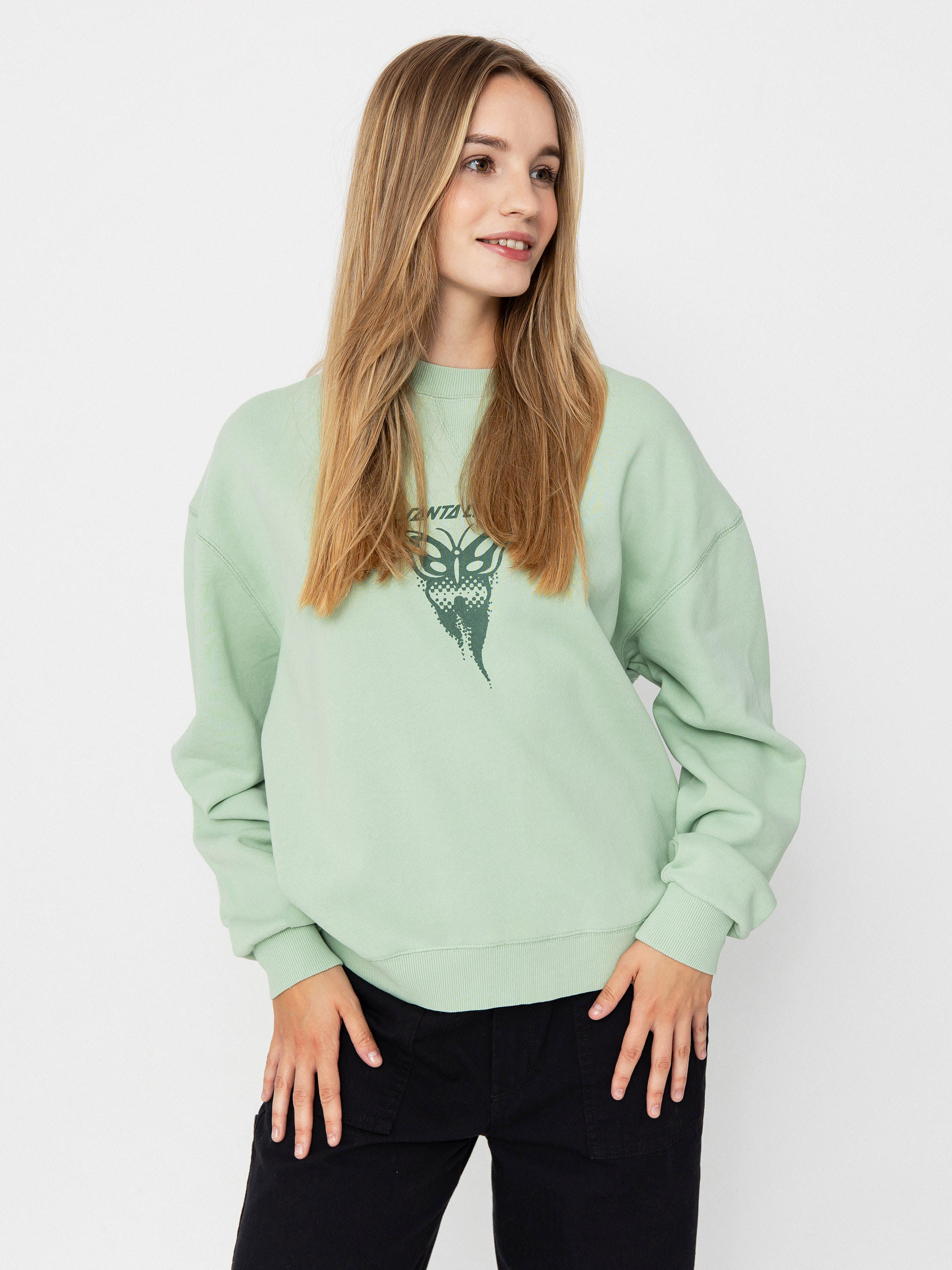 Світшот Santa Cruz Asp Butterfly Crew Wmn (pale sage wash)