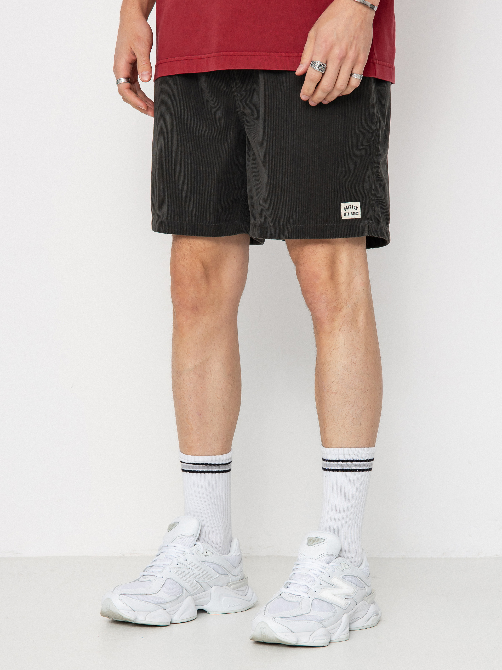Шорти Brixton Everyday Corduroy (washed black)