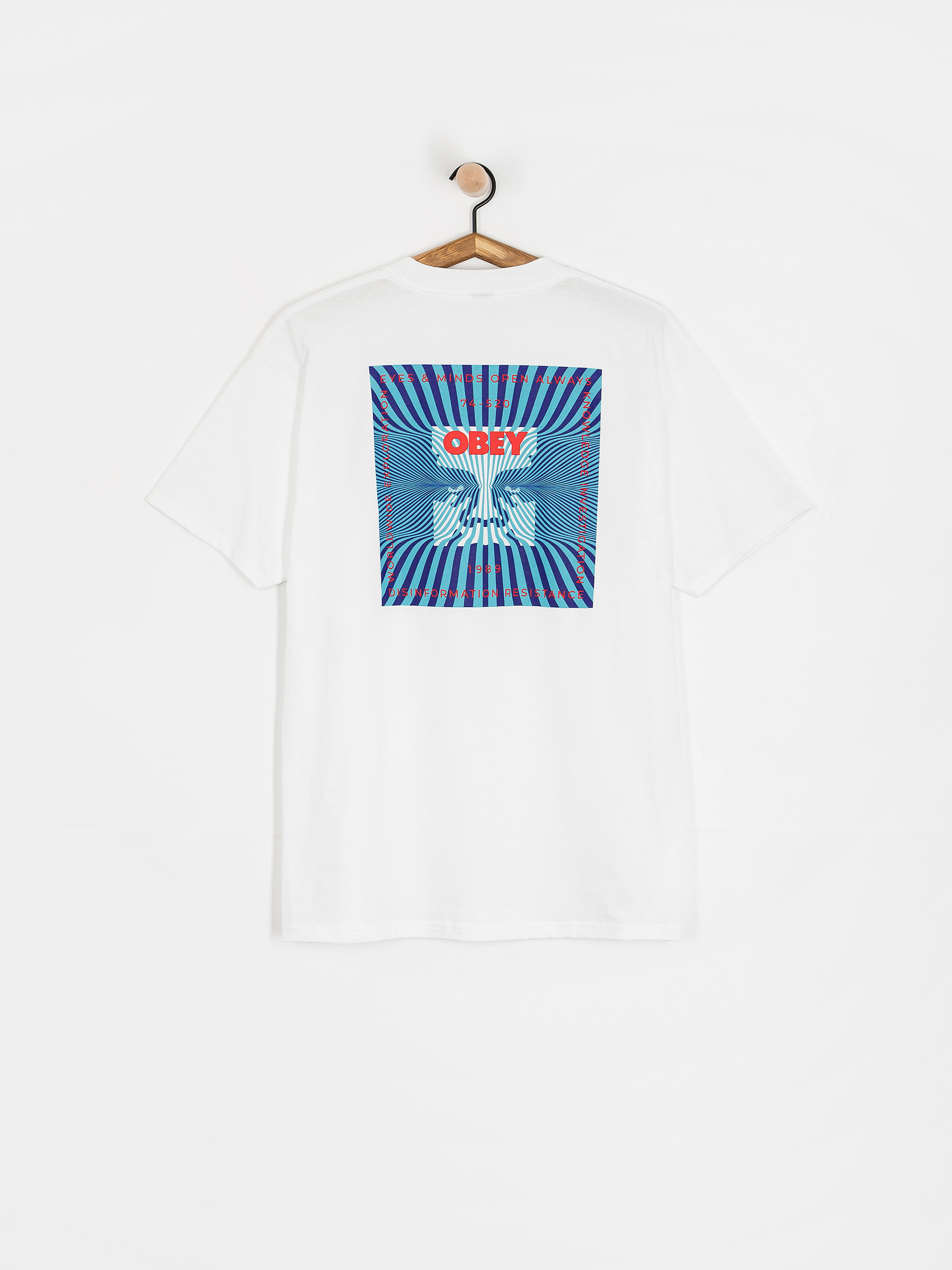 Футболка OBEY Disinformation Resistance (white)
