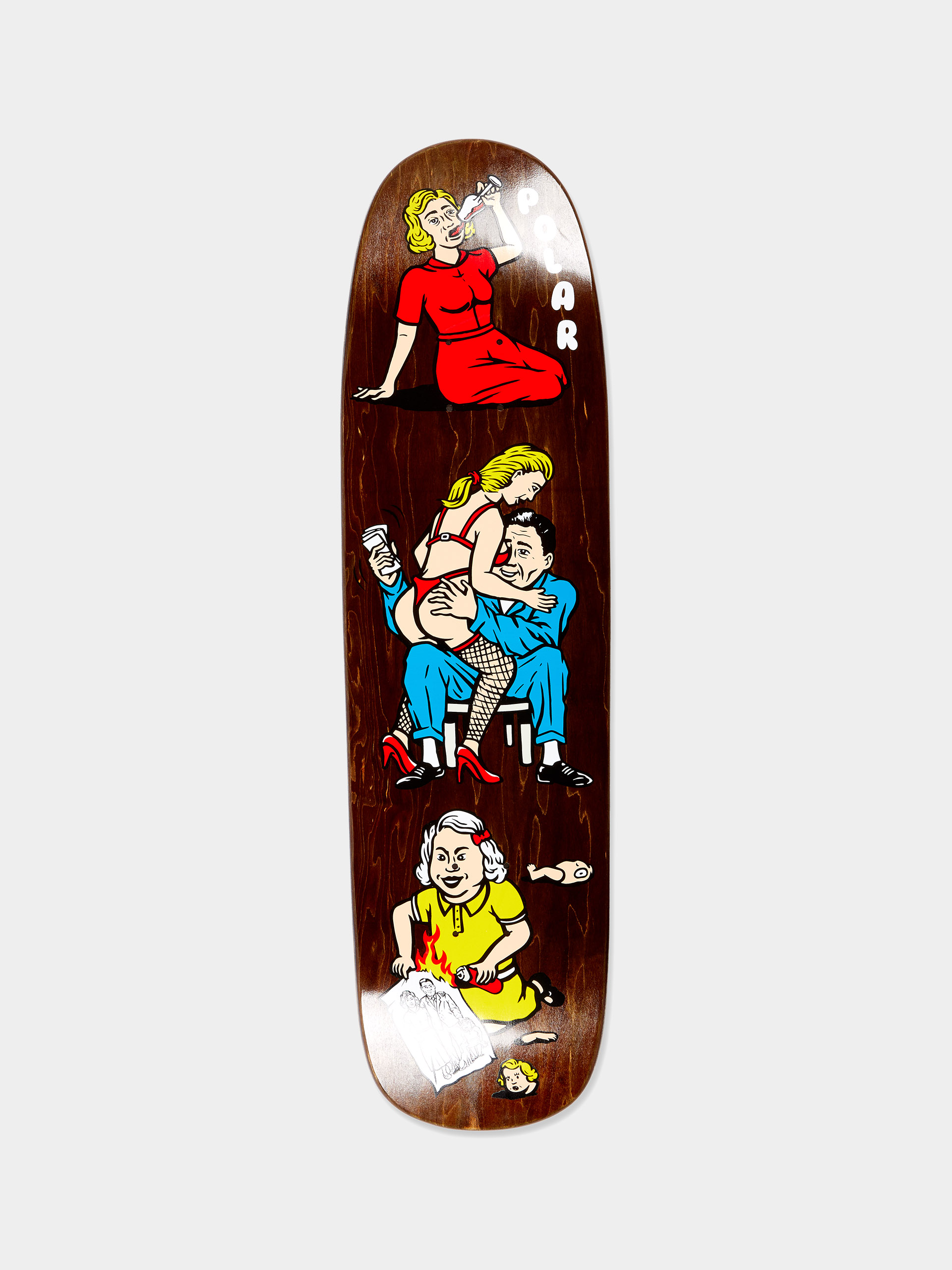 Декa Polar Skate Team Model Family Affair (brown)