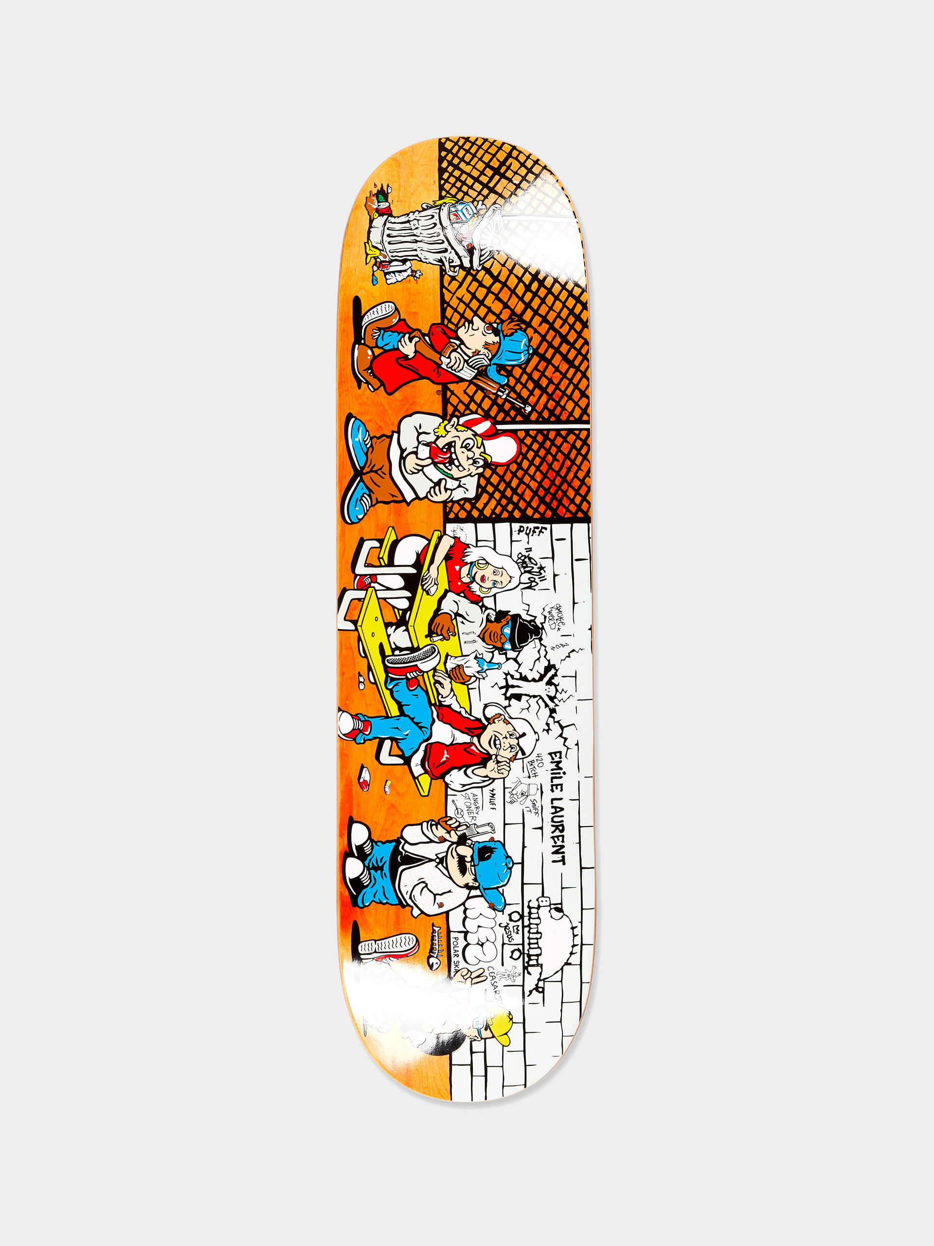 Декa Polar Skate Emile Laurent High School (orange)