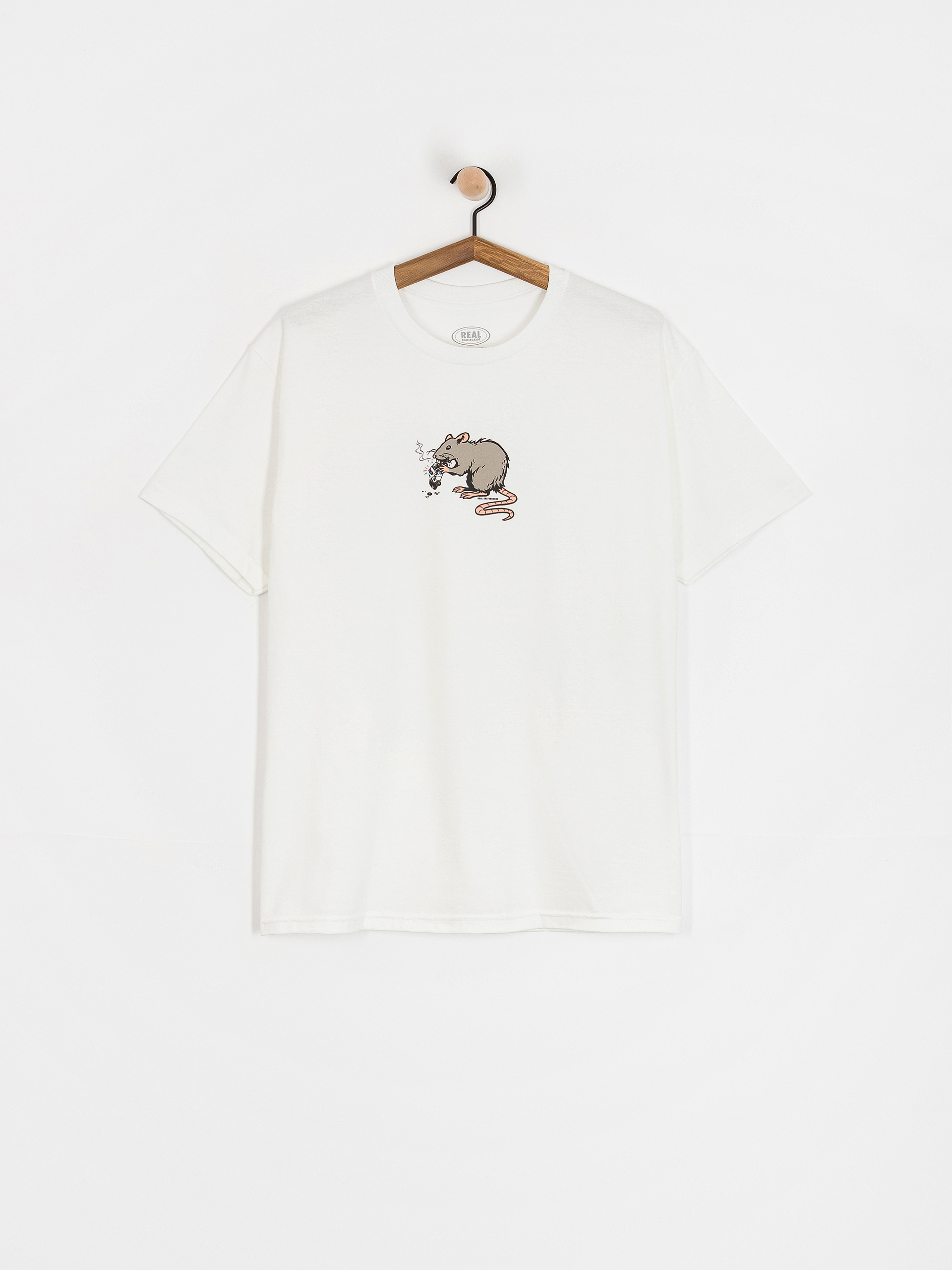 Футболка Real Street Cleaner (white w/multi color print)