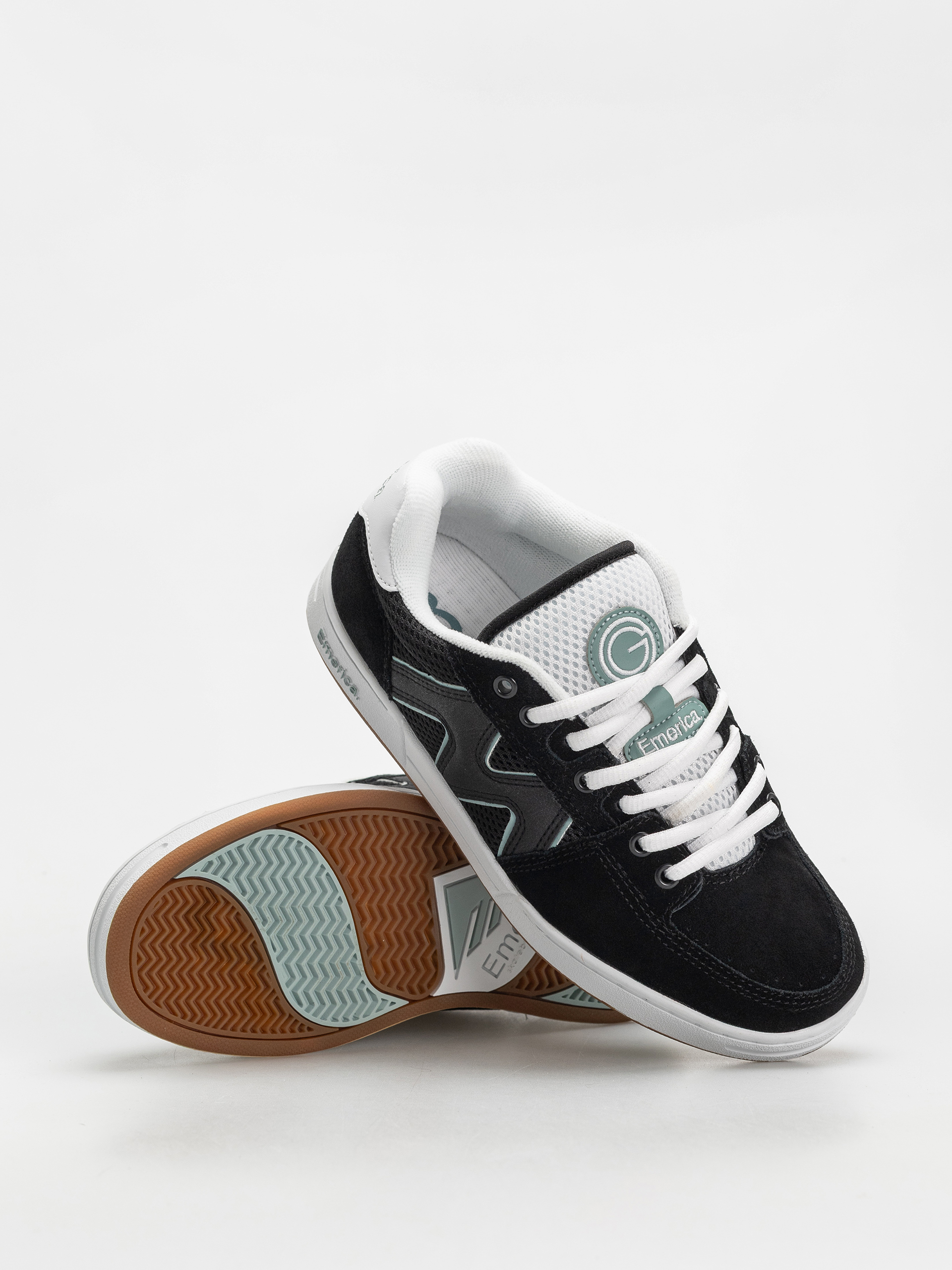 Взуття Emerica Og 1 (black/white/green)