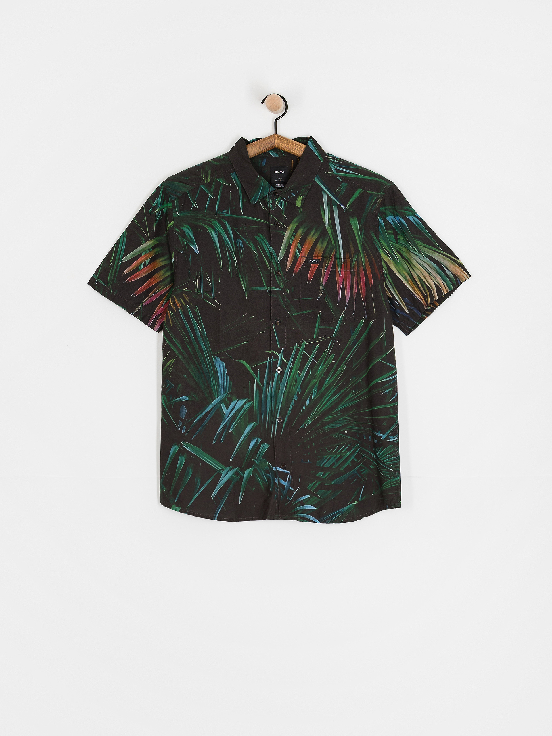 Сорочка RVCA Hawaii Palms (black)