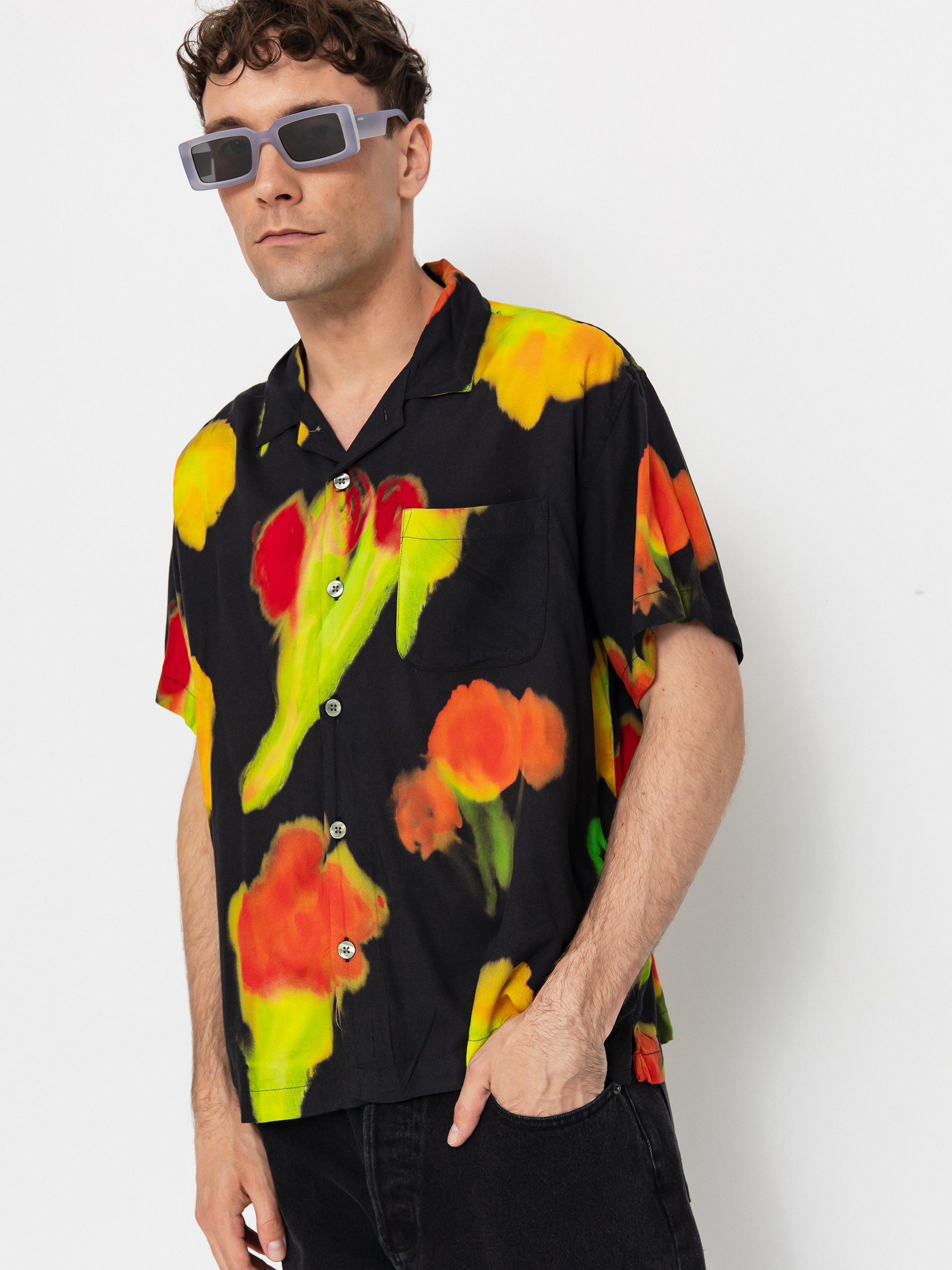 Сорочка OBEY Kinney (black multi)