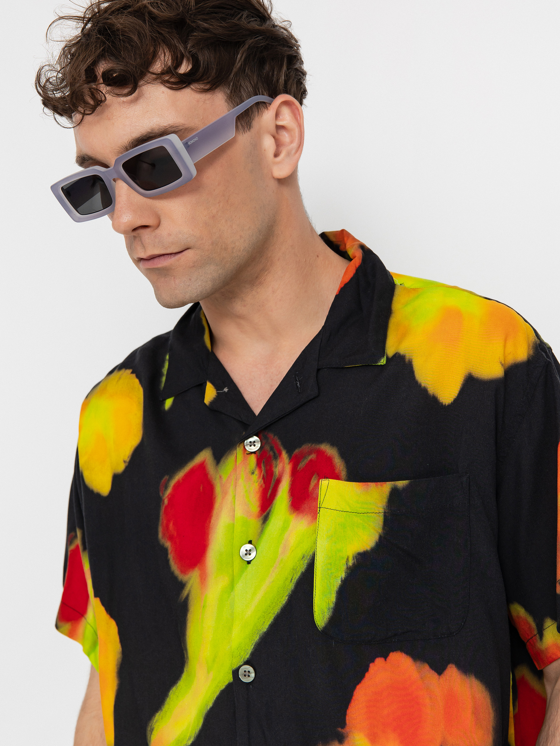 Сорочка OBEY Kinney (black multi)