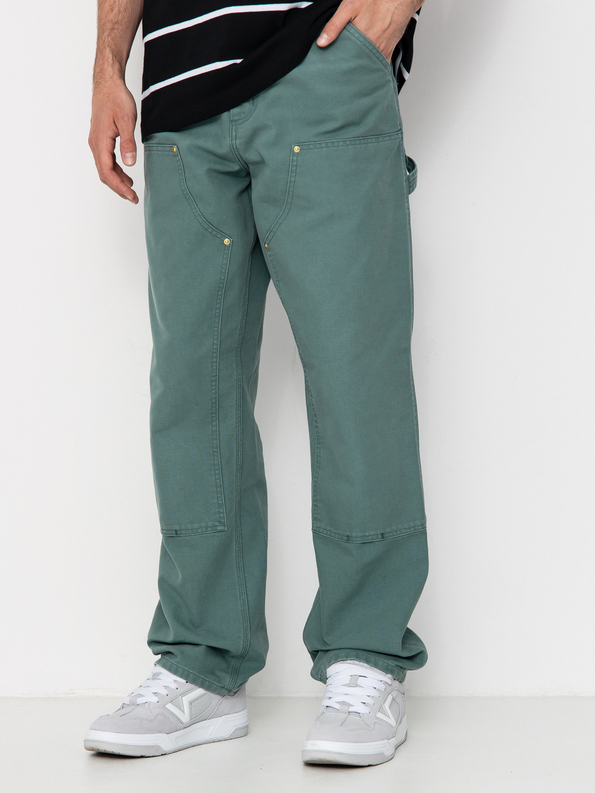 Штани Carhartt WIP Double Knee (silver pine)