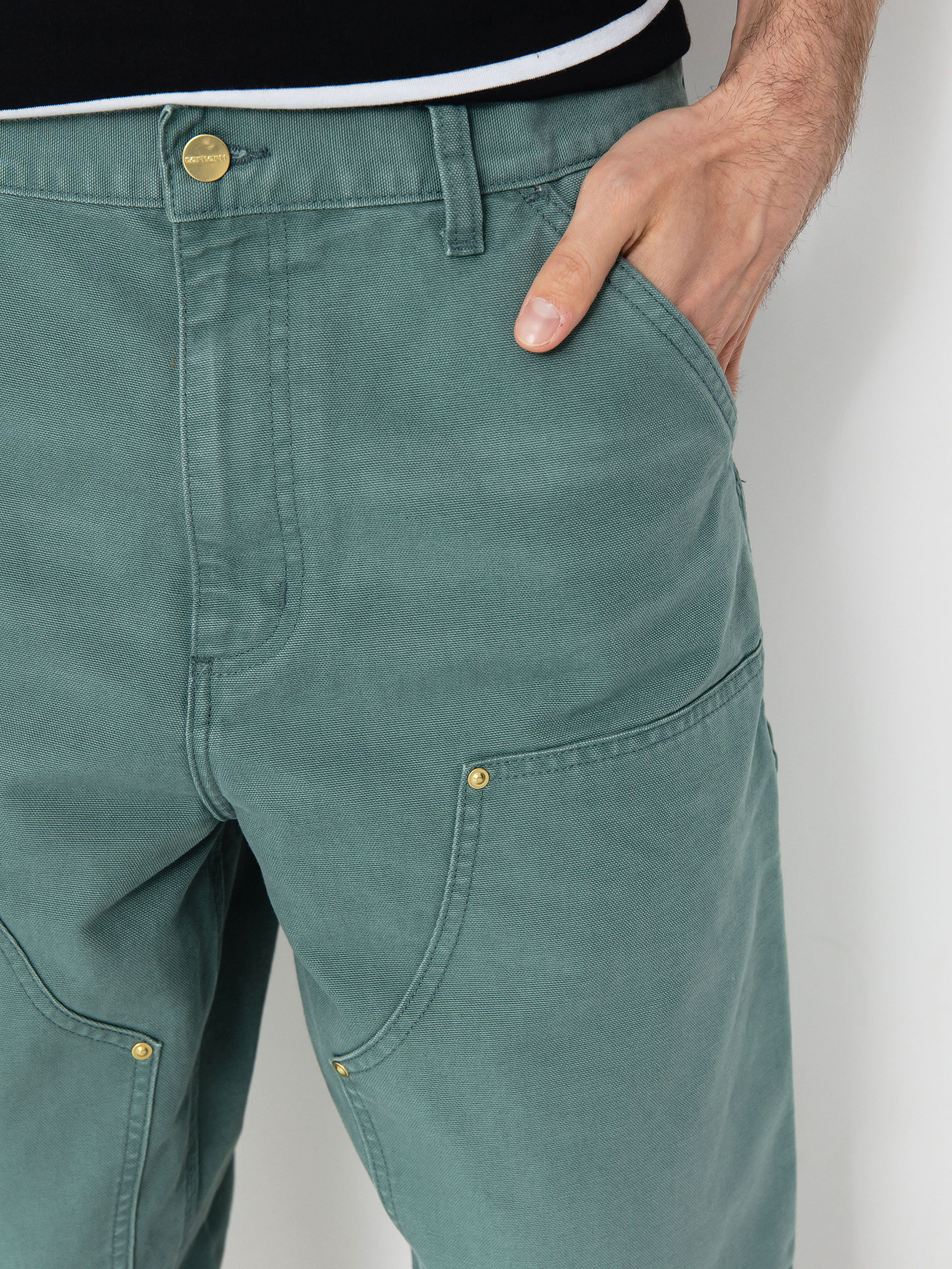 Штани Carhartt WIP Double Knee (silver pine)