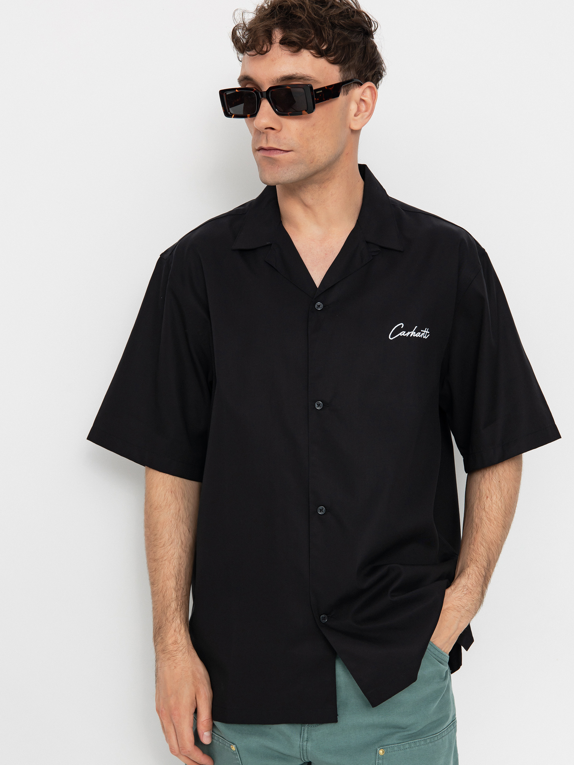 u0421u043eu0440u043eu0447u043au0430 Carhartt WIP Delray (black/white)