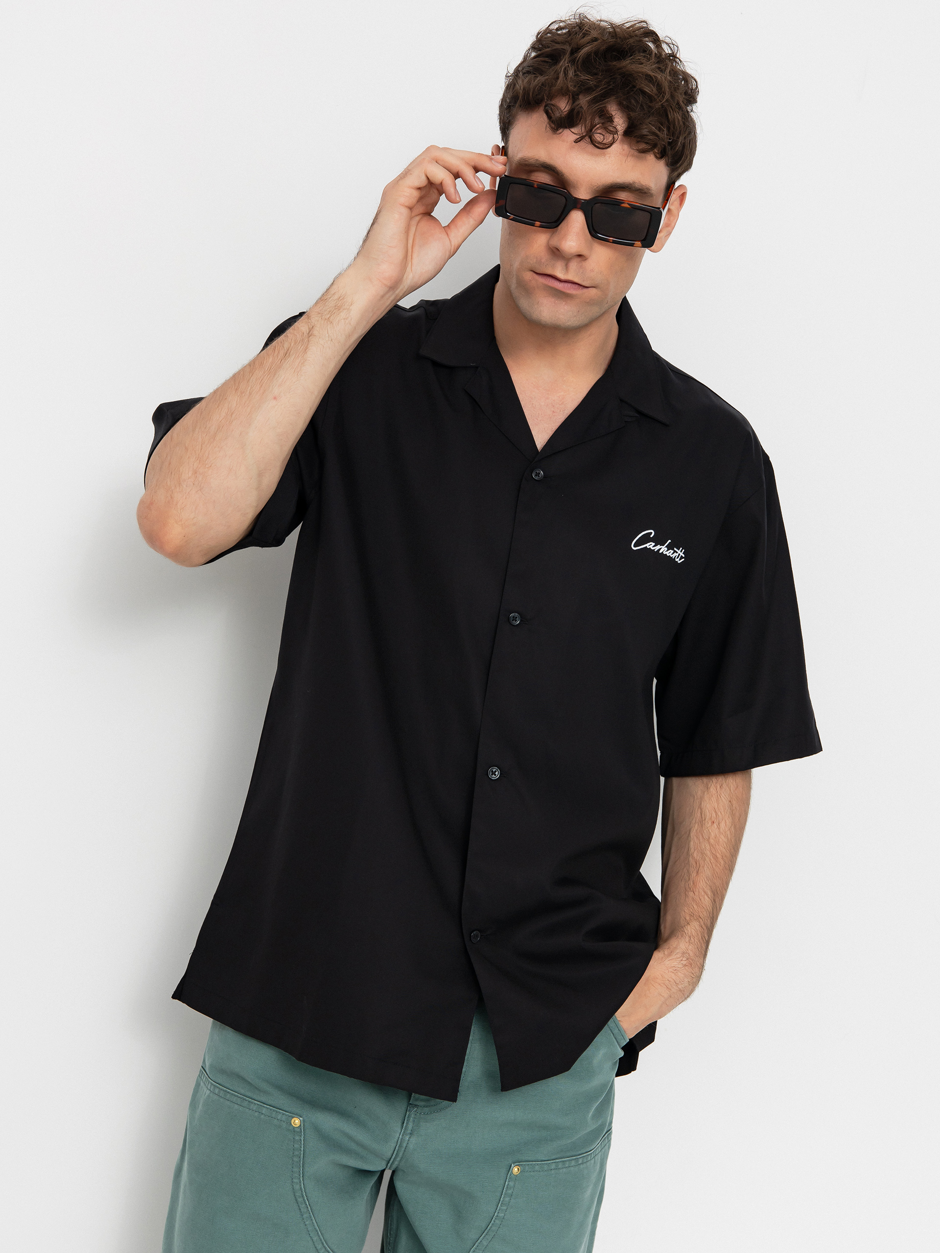 Сорочка Carhartt WIP Delray (black/white)