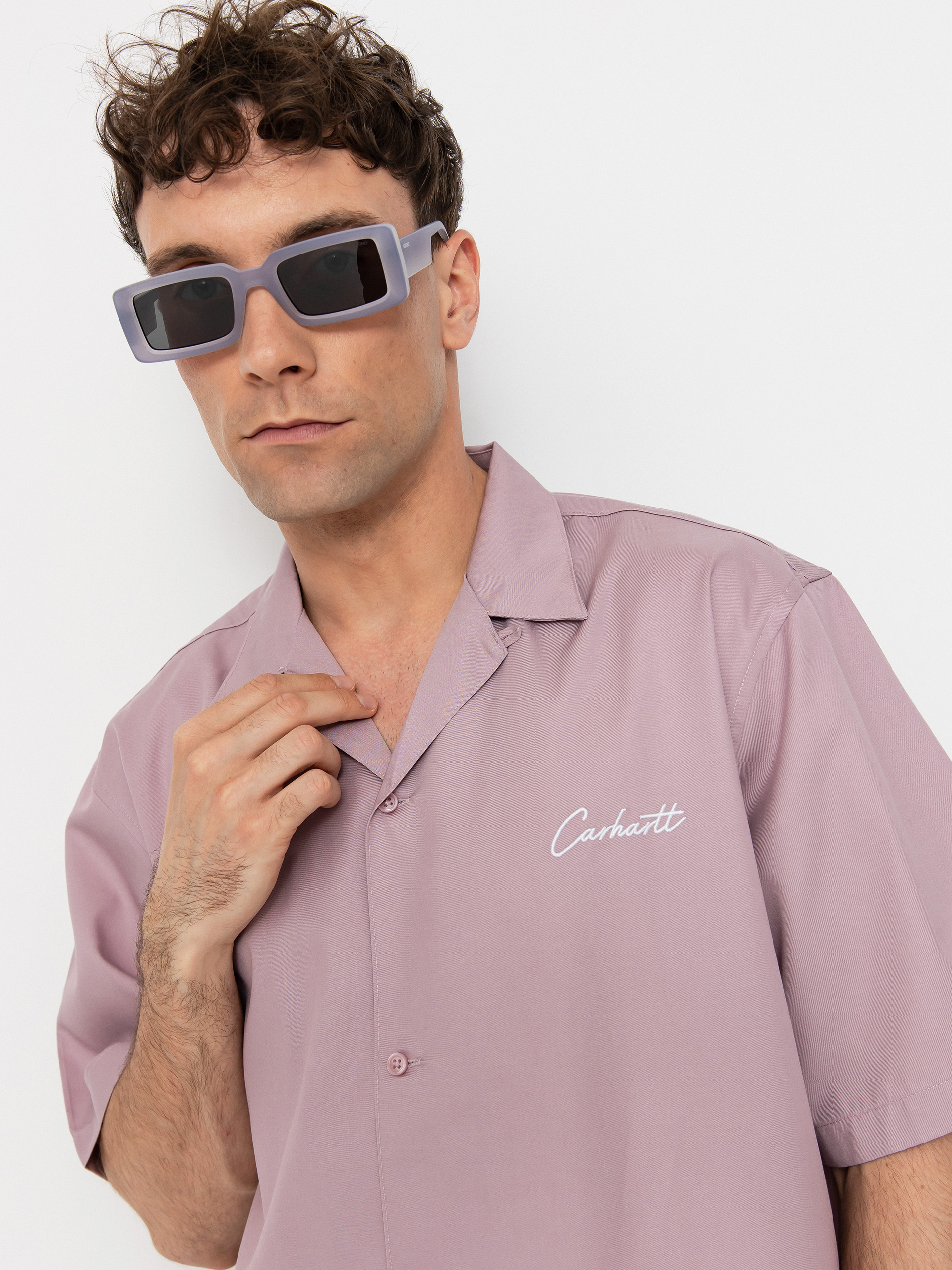 Сорочка Carhartt WIP Delray (hortensia/white)