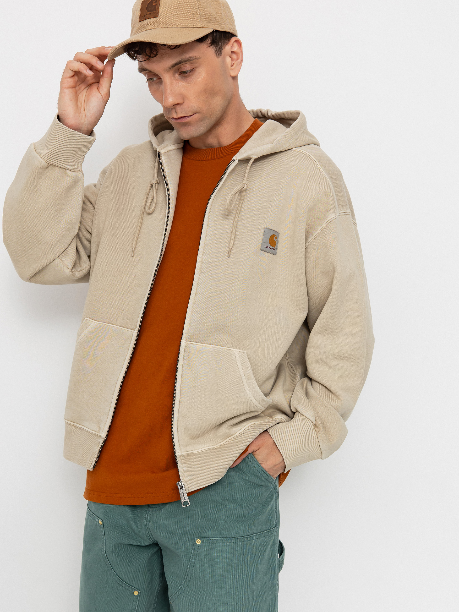 Худі Carhartt WIP Nelson ZHD (fleur de sel)