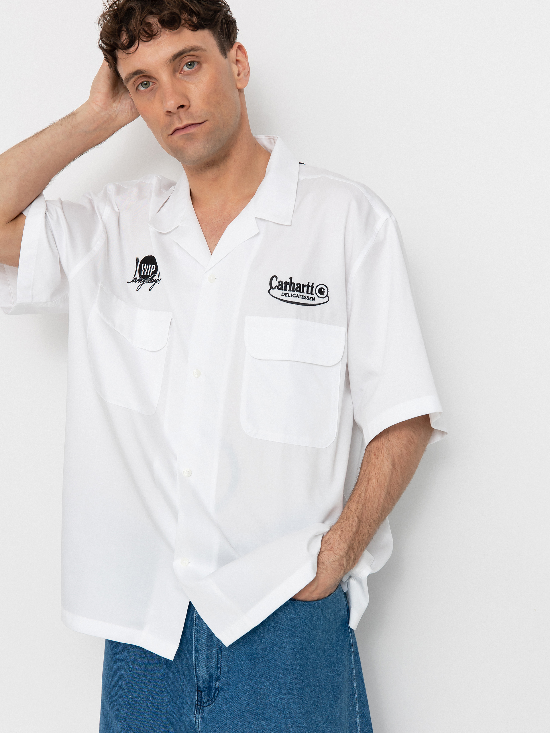 Сорочка Carhartt WIP Deli (white/black)