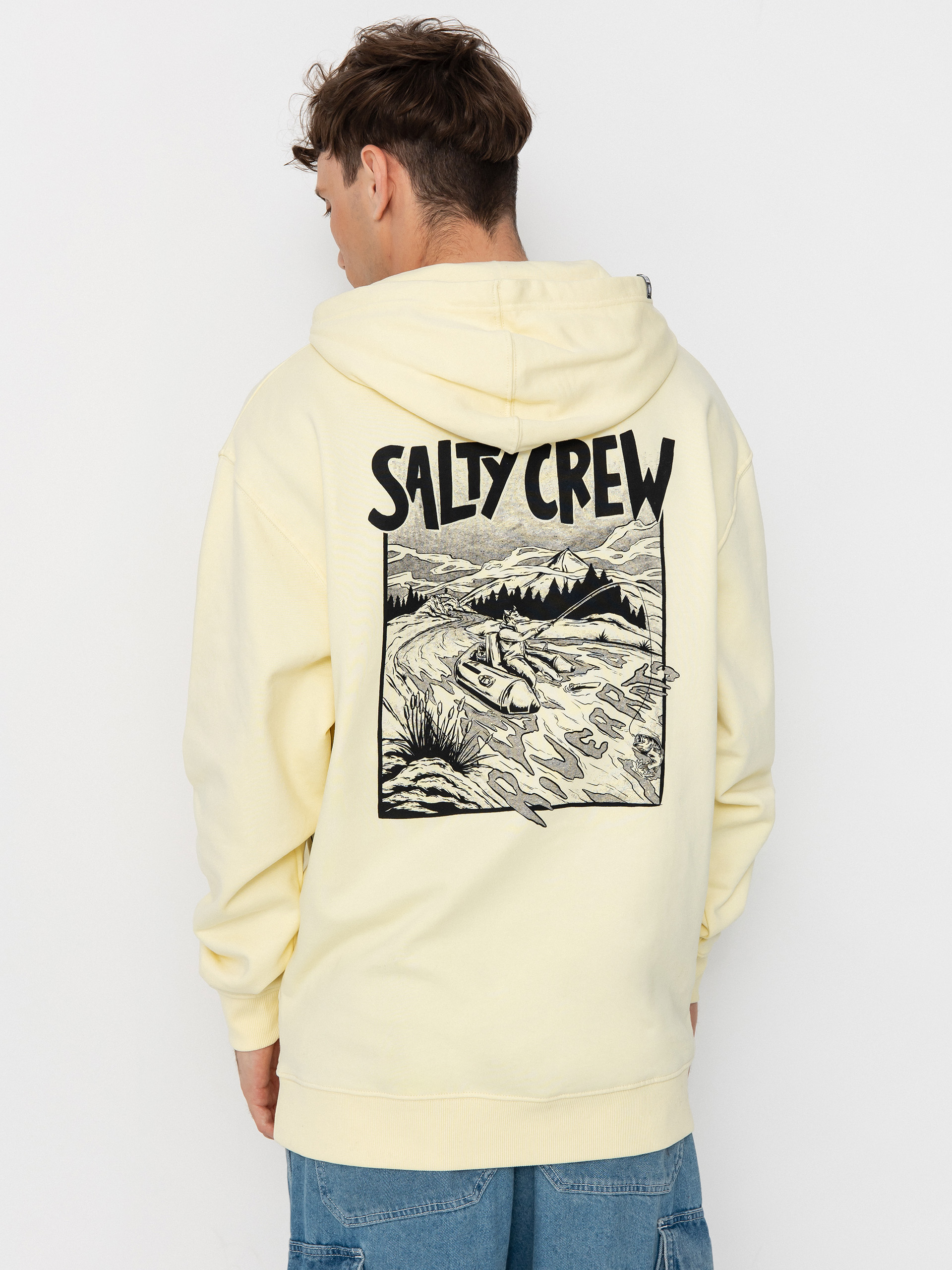 Худі Salty Crew River Rats HD (transparent yellow)