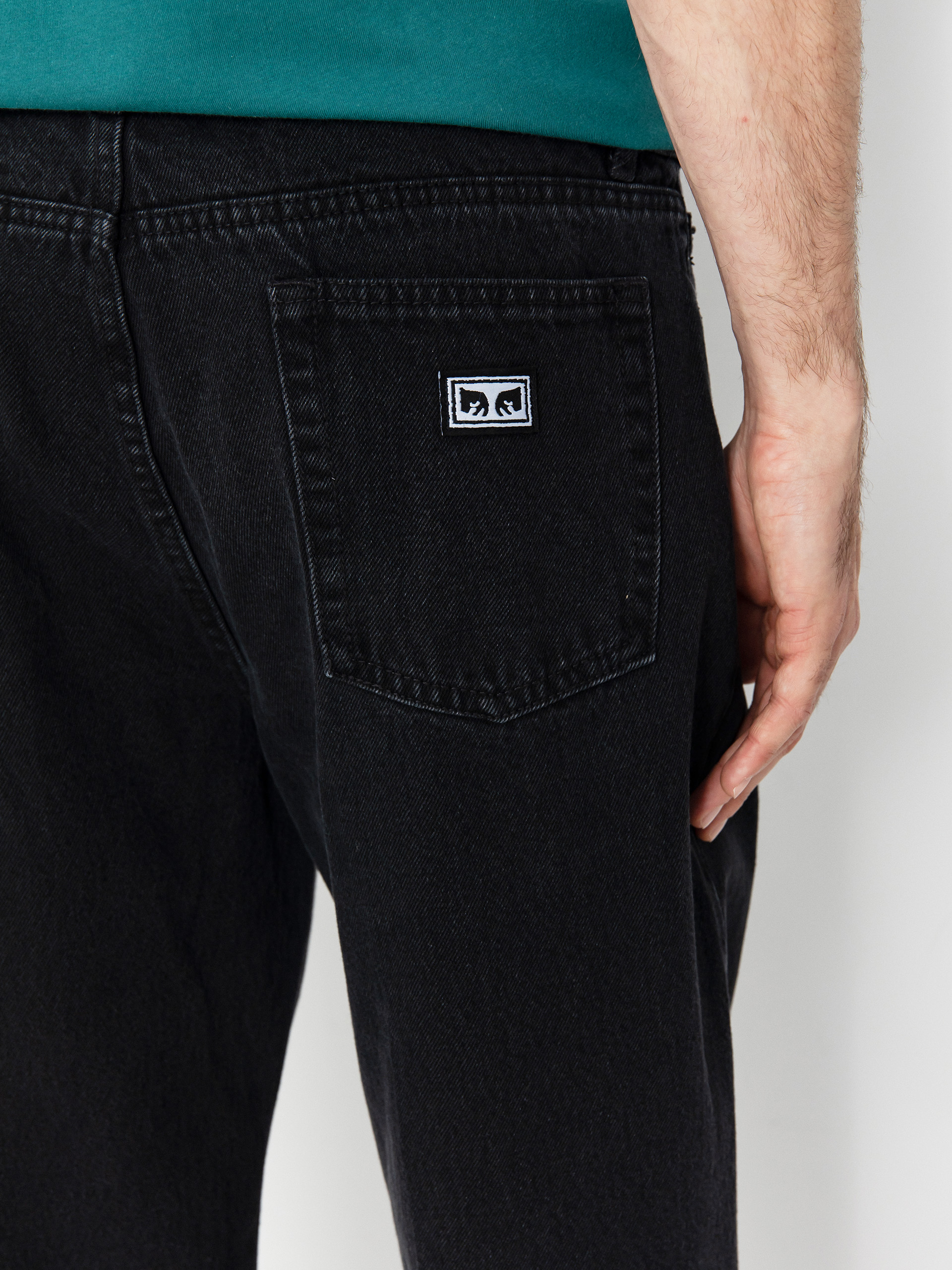 Штани OBEY Hardwork Denim (faded black)