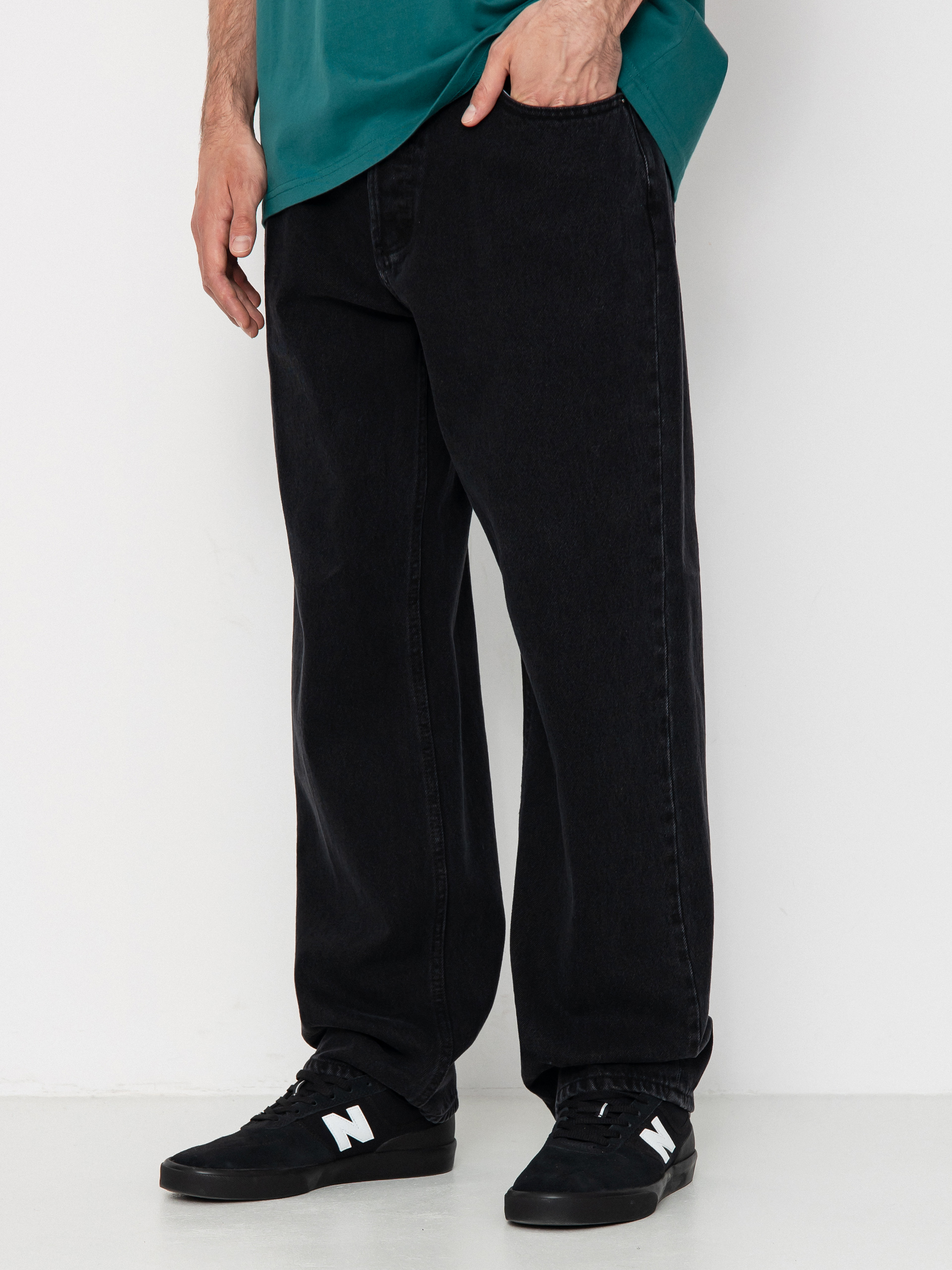 Штани OBEY Hardwork Denim (faded black)