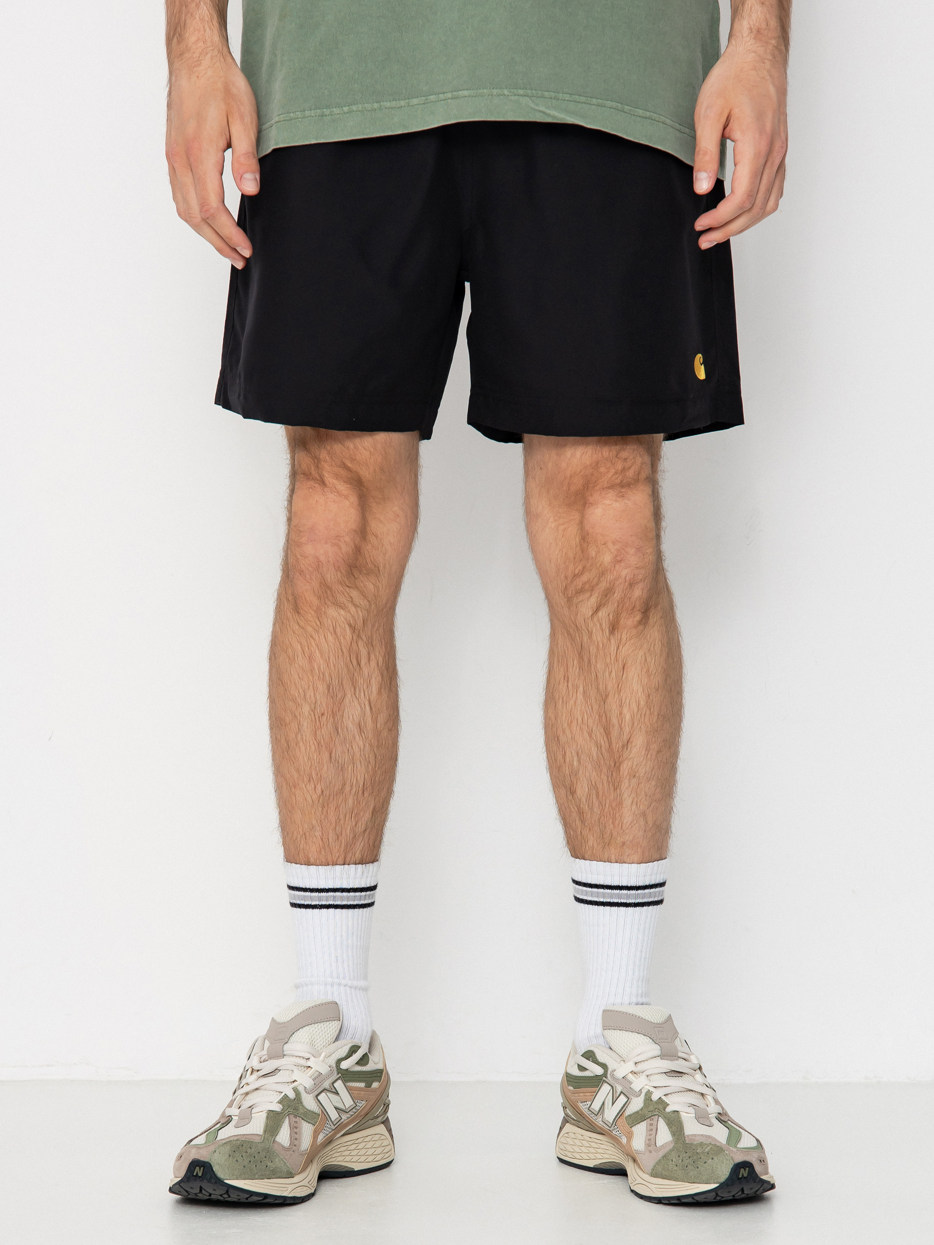 Шорти Carhartt WIP Chase Swim (black/gold)