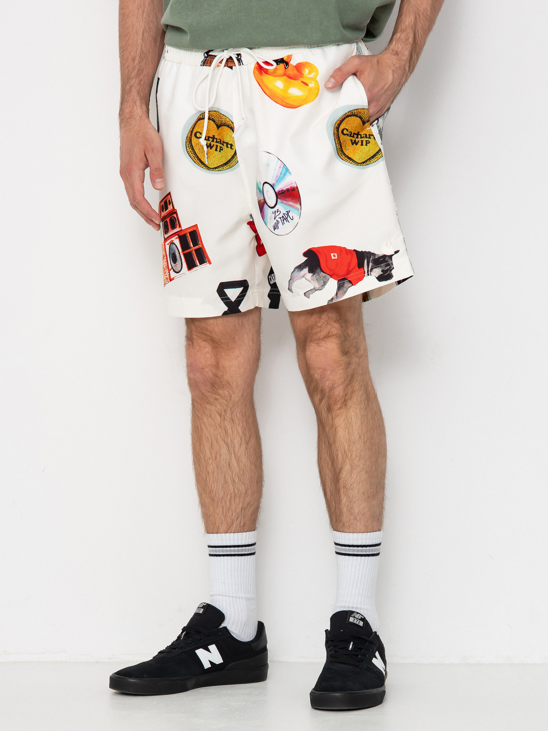 Шорти Carhartt WIP Chase Swim (jacob rochester print/wax)