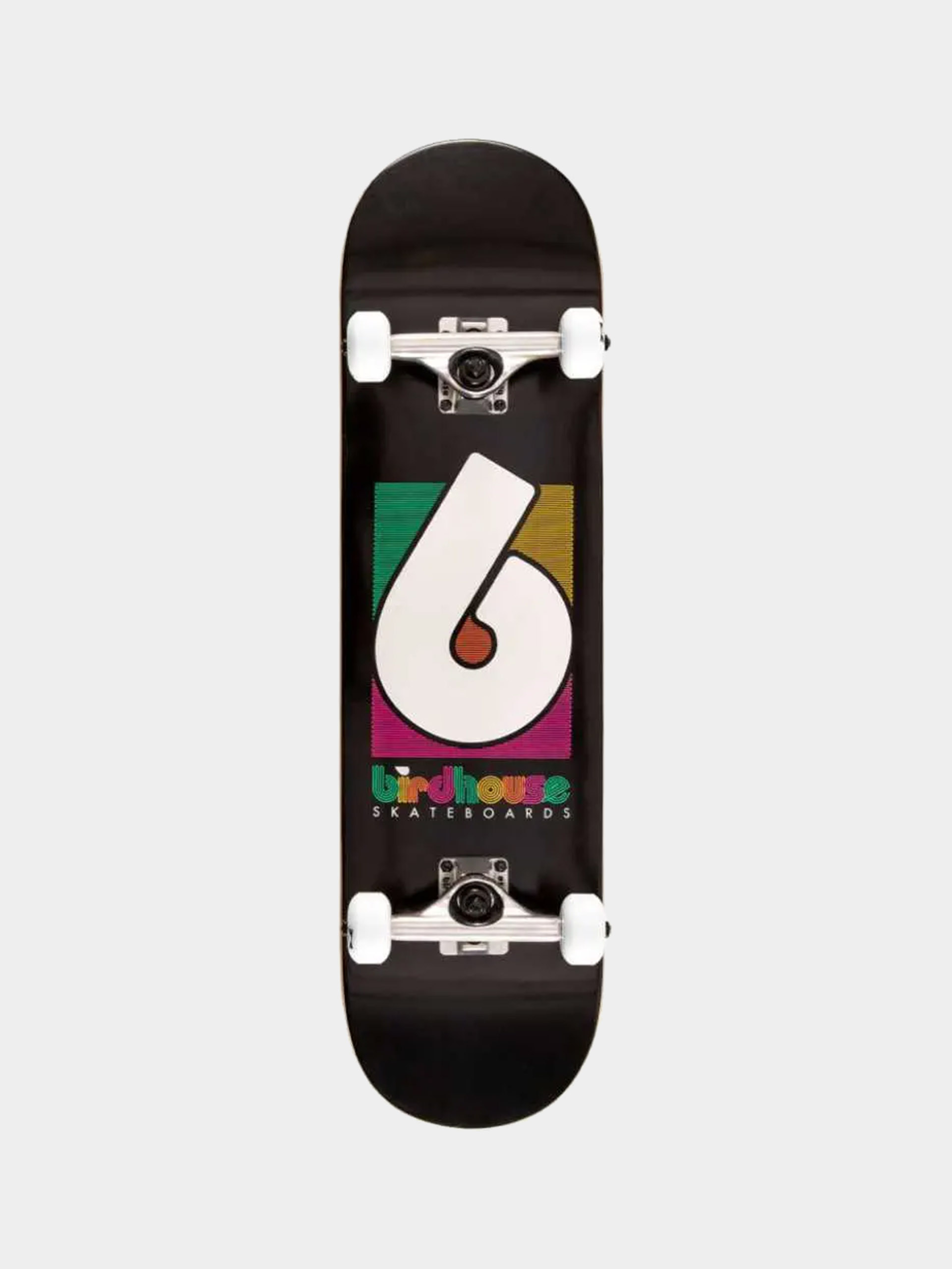 Скейтборд Birdhouse Neon B Logo (black)