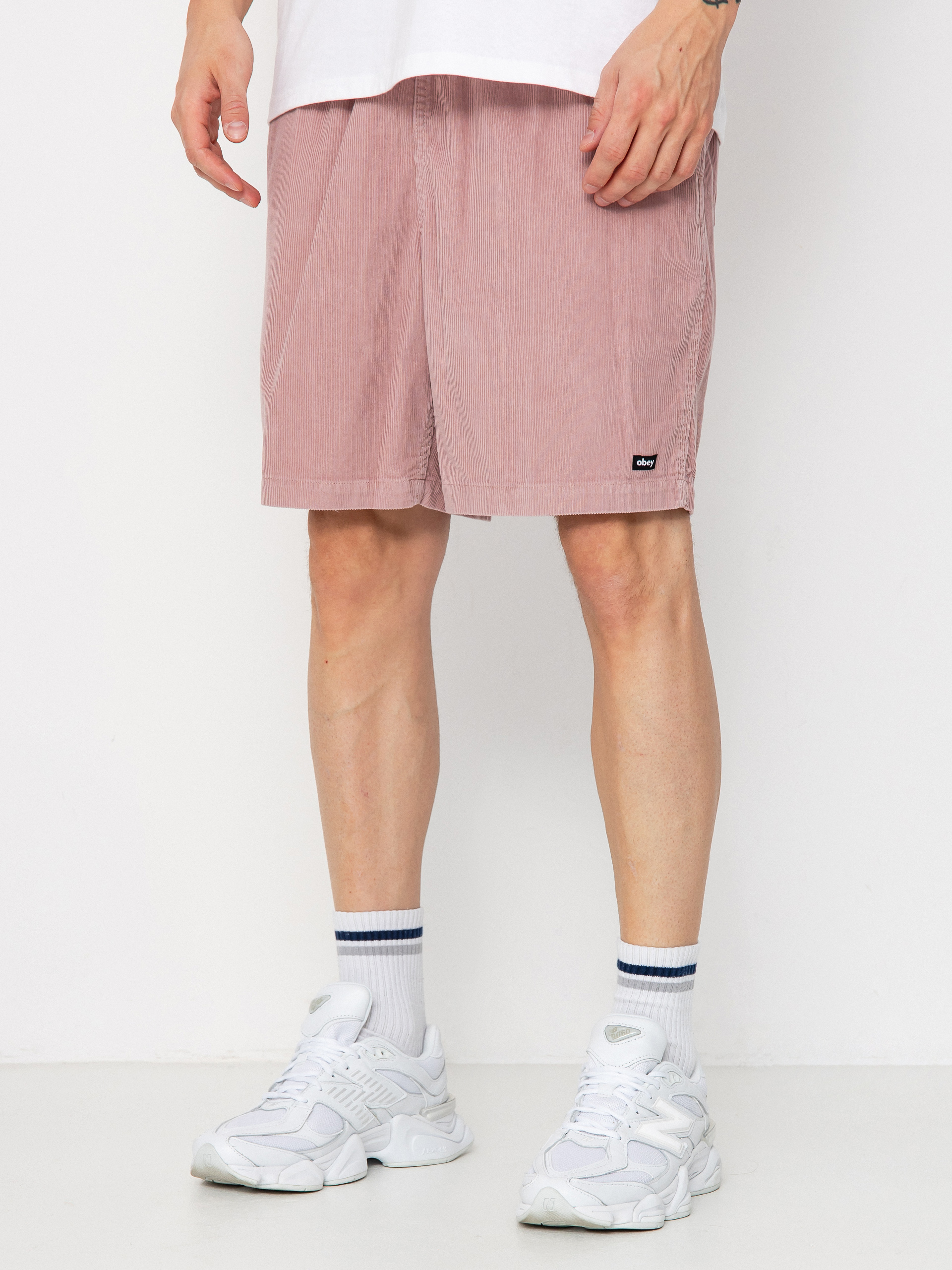 Шорти OBEY Easy Pulp Corduroy (mauve faded wash)