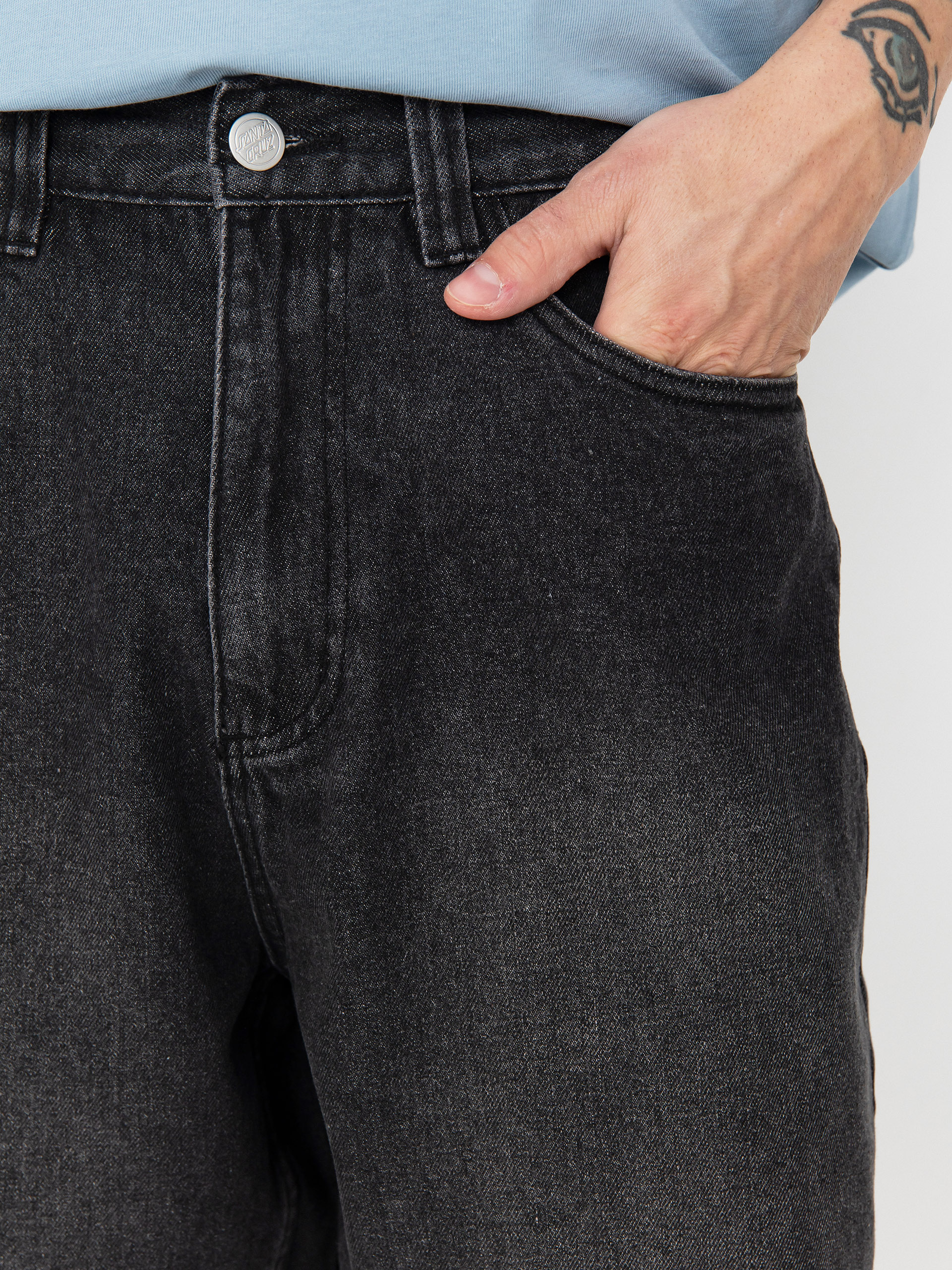 Шорти Santa Cruz Big (washed black)