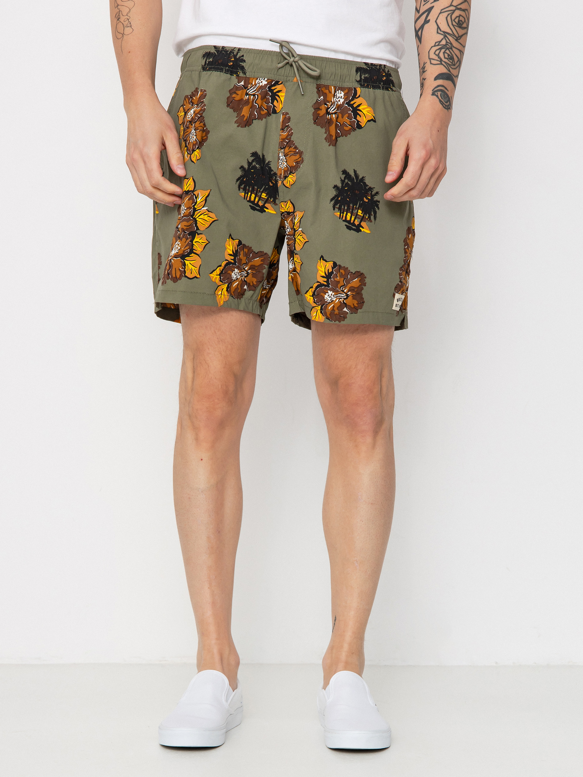 Шорти Brixton Everyday Hybrid 5 (olive surplus floral)