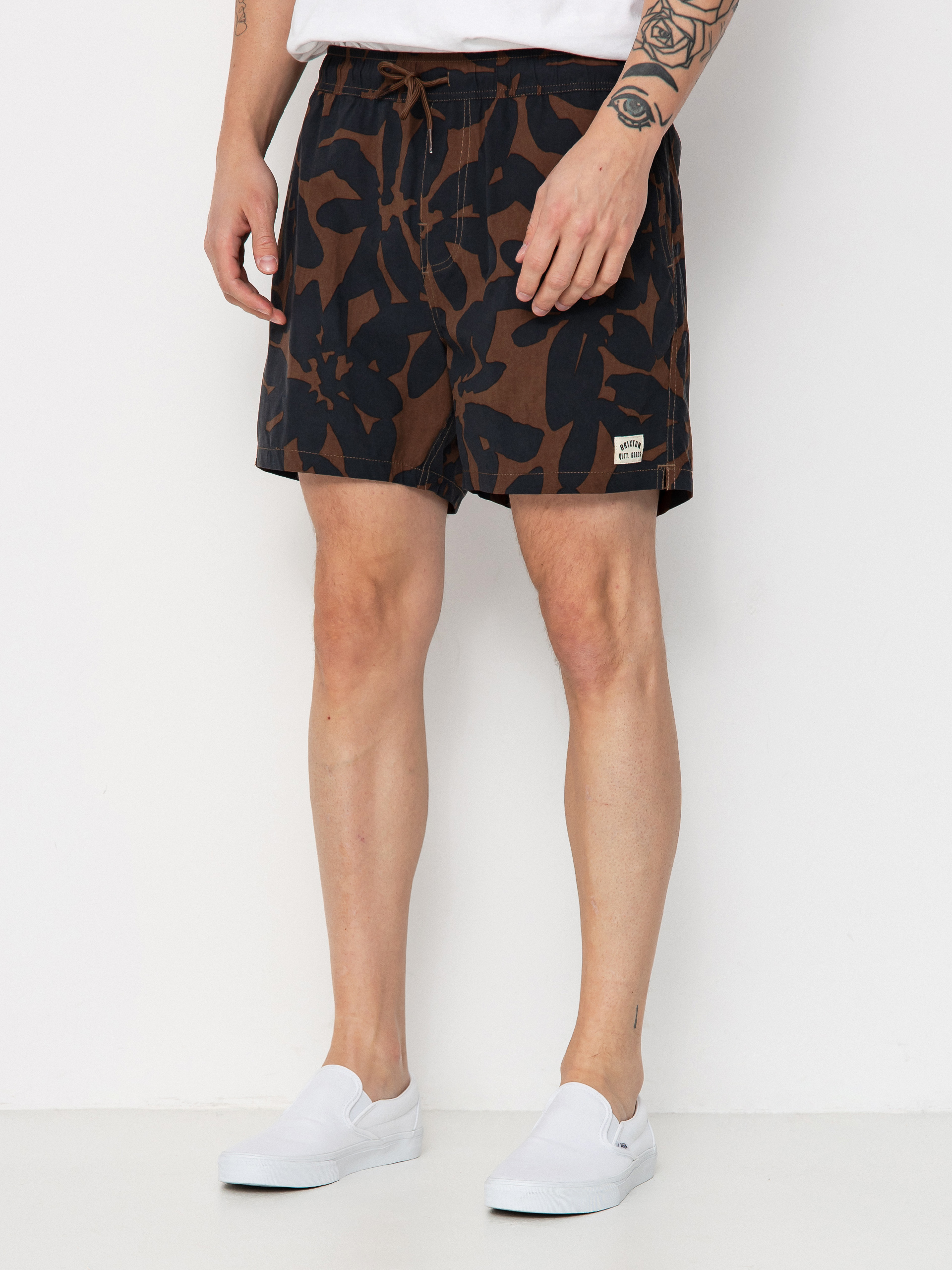 Шорти Brixton Everyday Hybrid 5 (pinecone brown floral)