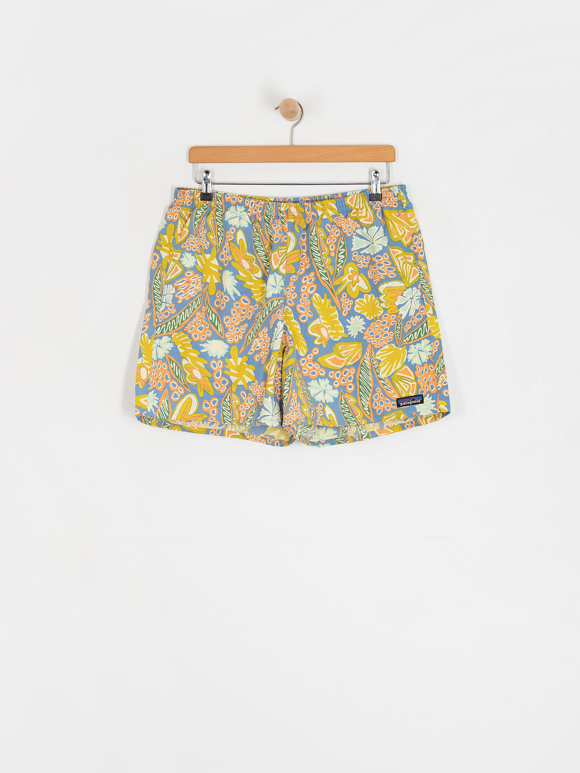 Шорти Patagonia Baggies Shorts 5in (flourish/abundant blue)